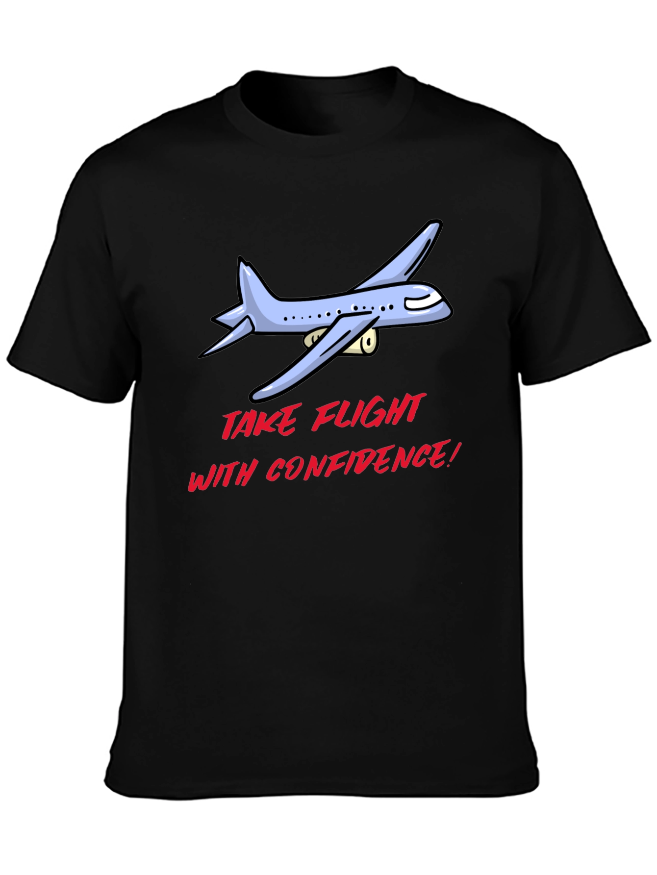 Black Take Flight Confidence T-Shirt view 3