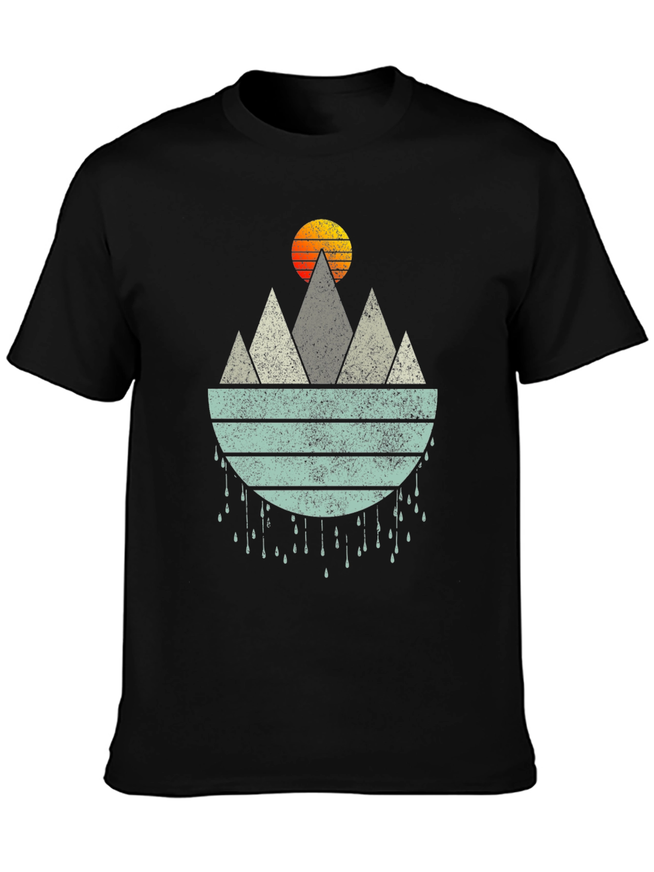 Black Mountain Sunset Graphic Tee view 3