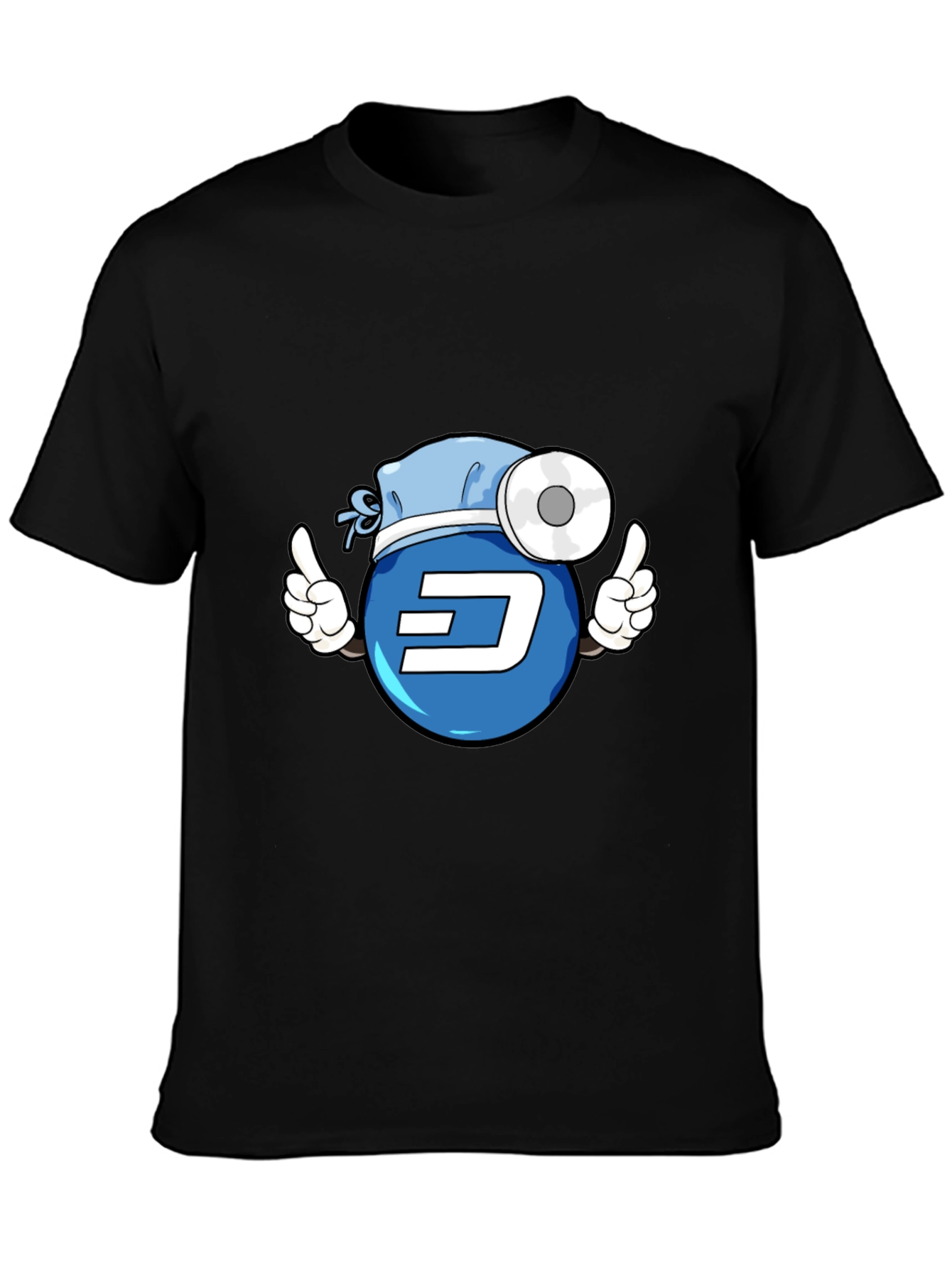 Black Novelty Crypto Dash Doctor T-Shirt view 3