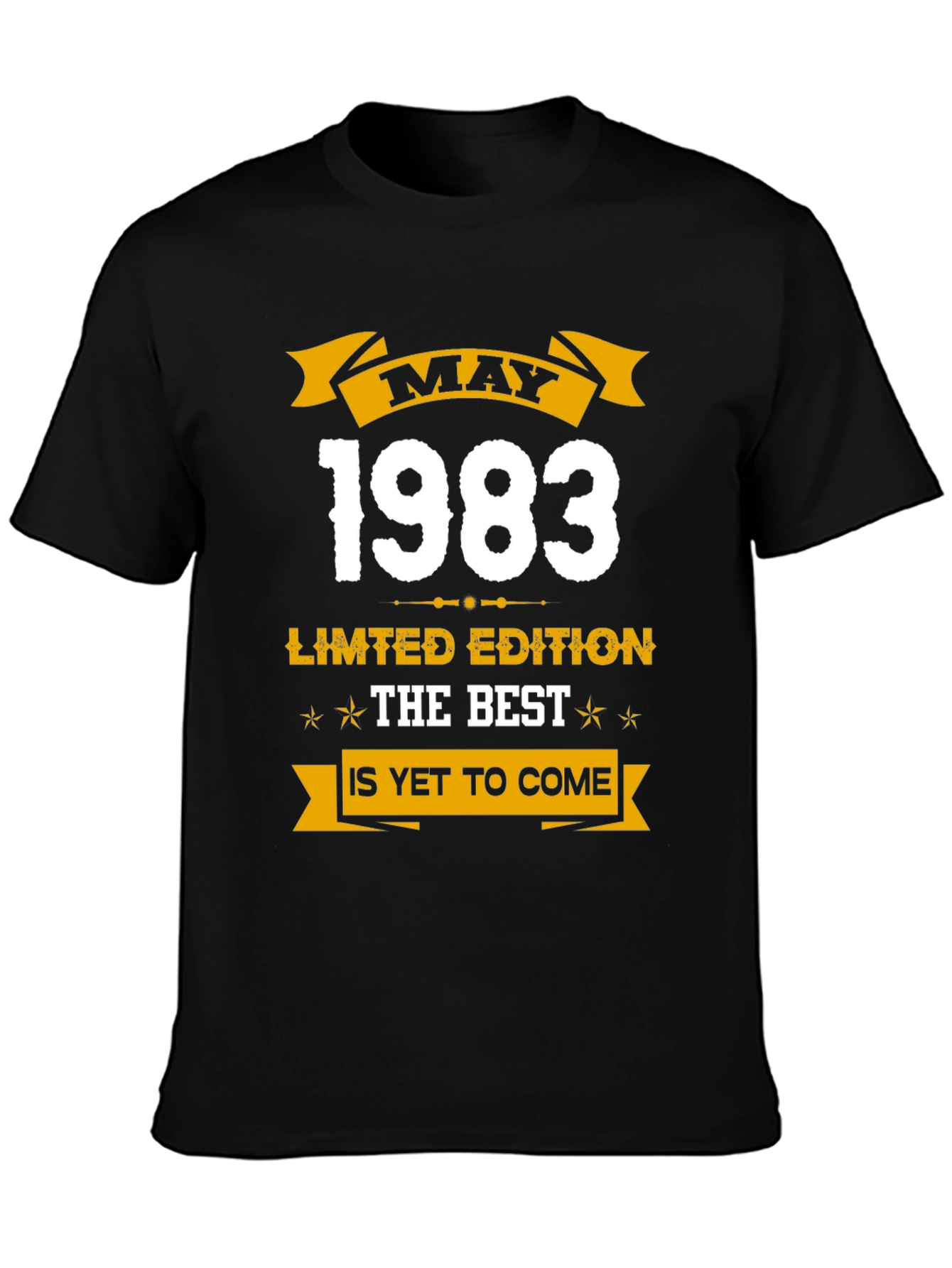 Black May 1983 Limited Edition Graphic T-Shirt view 3