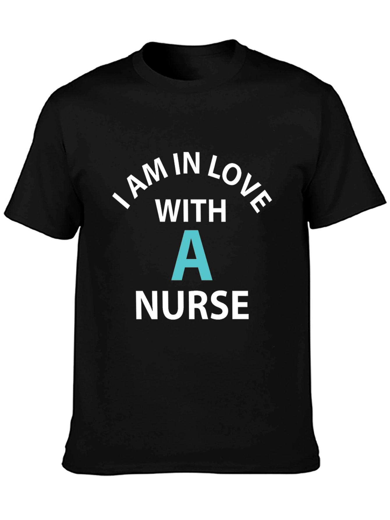 Black I Love a Nurse Graphic T-Shirt view 3