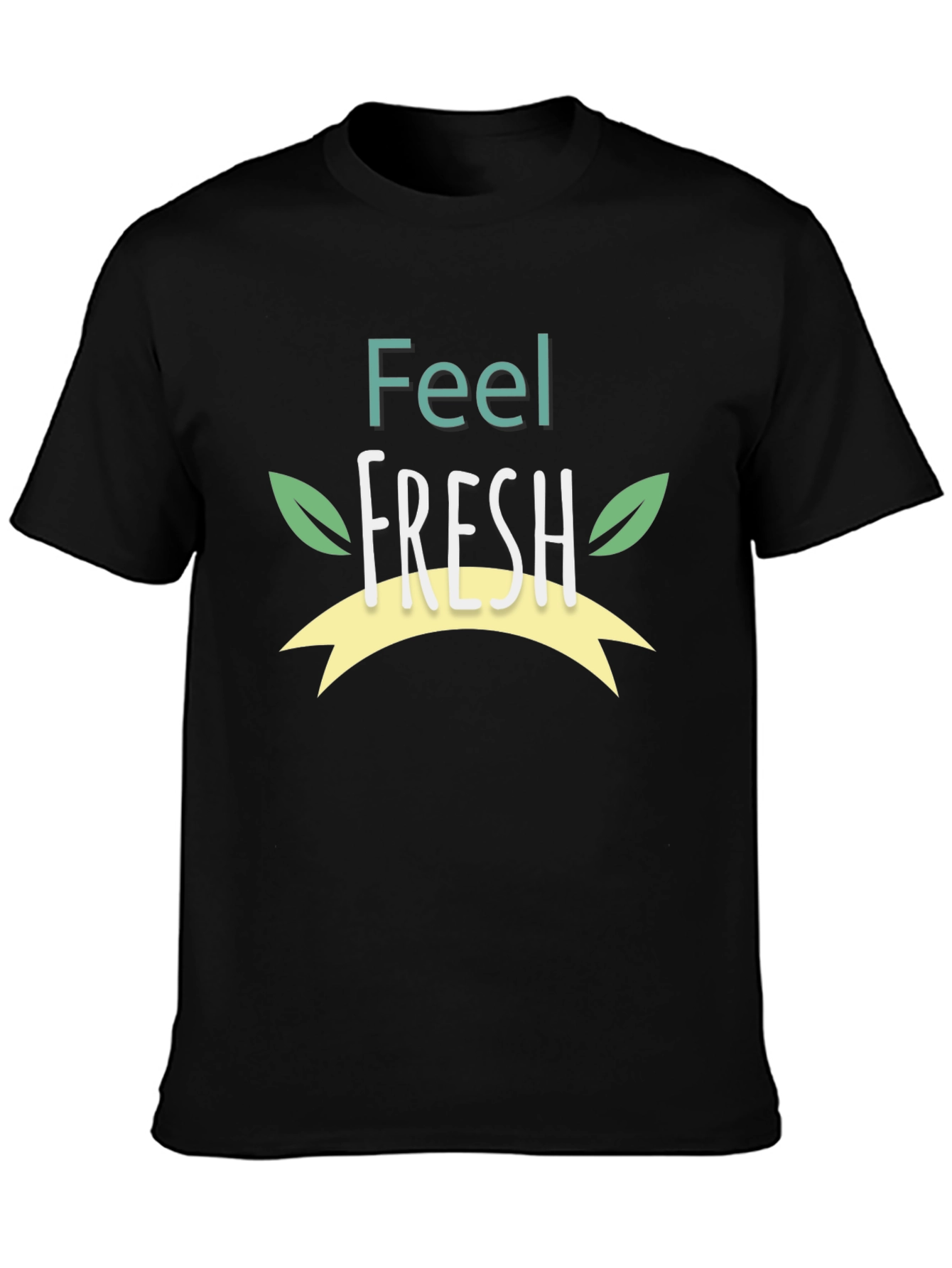 Black Feel Fresh Graphic Tee - Organic Cotton Blend view 3