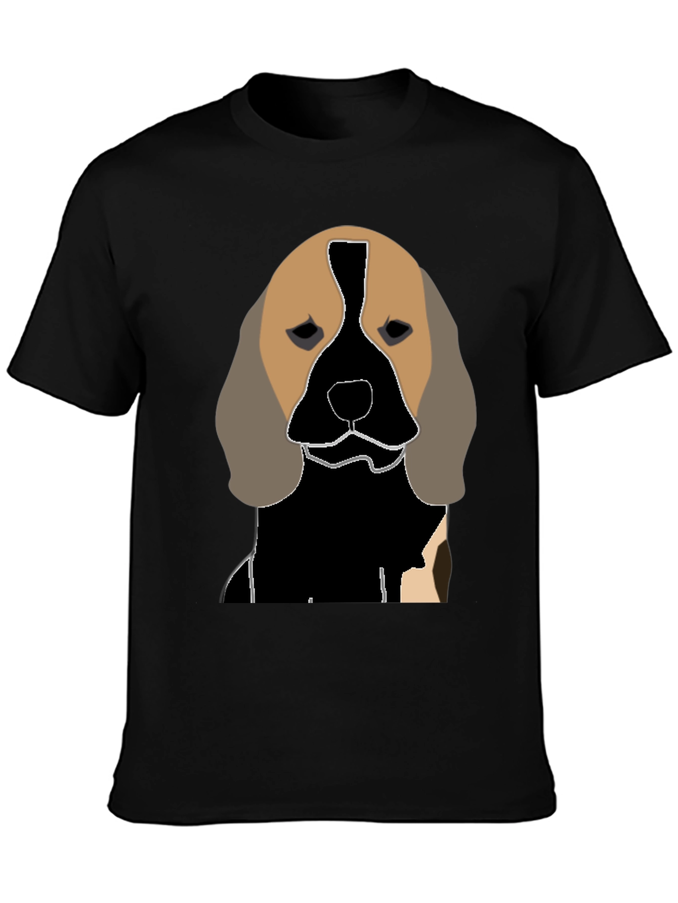 Black Dog Graphic Tee - Unique Canine Design view 3