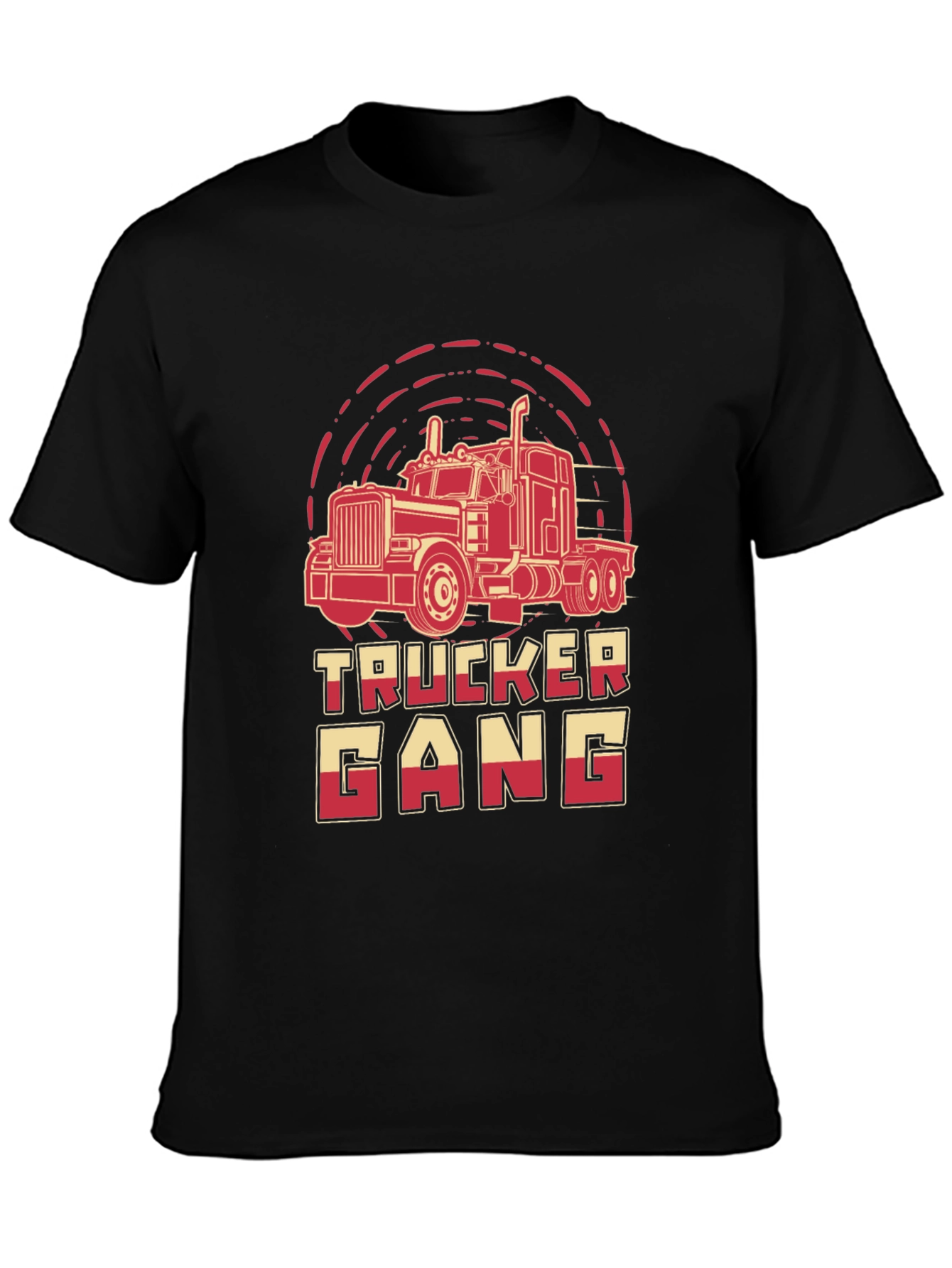 Trucker Gang Graphic Tee - Bold Truck Design - 3