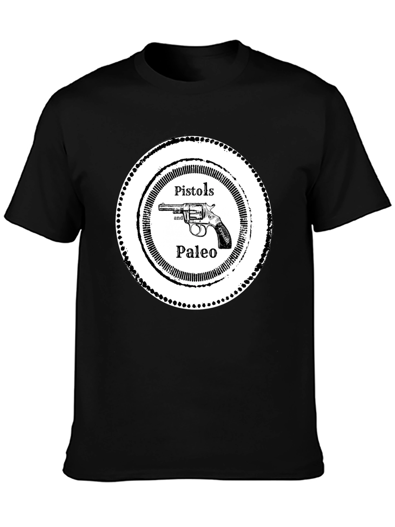Pistols and Paleo Graphic Tee - Black - 3