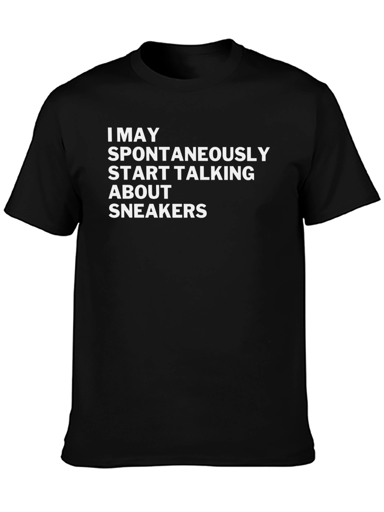 Sneaker Fan T-Shirt - "I May Start Talking About Sneakers" - 3