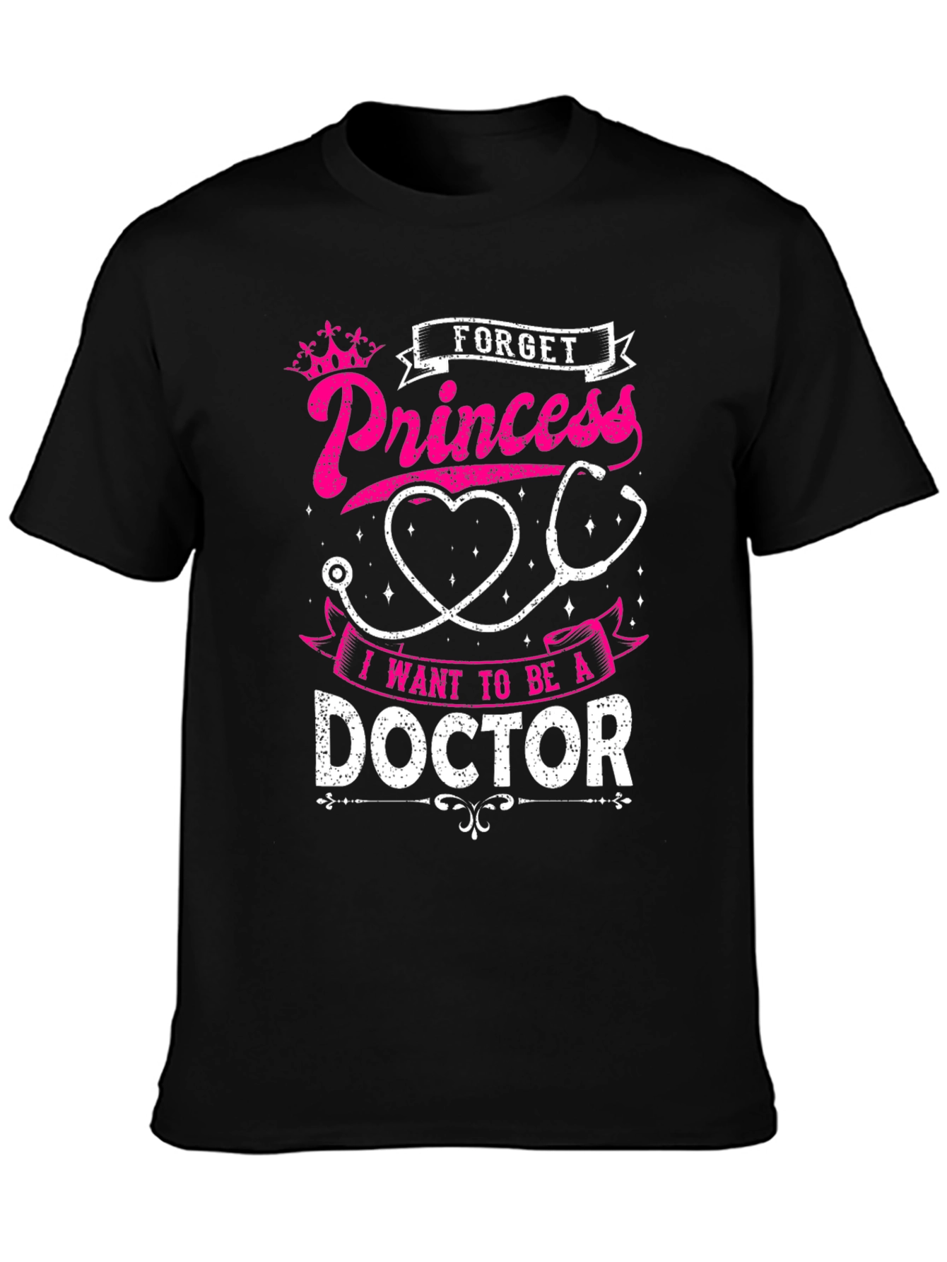 Future Doctor T-Shirt - Forget Princess, Be a Doctor Tee - 3
