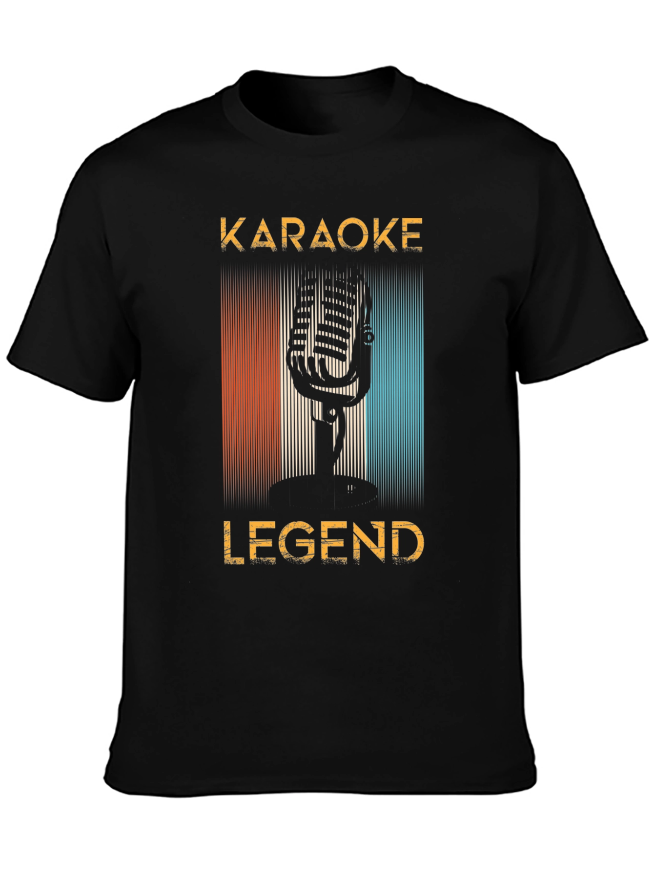 Black Karaoke Legend Graphic Tee view 3