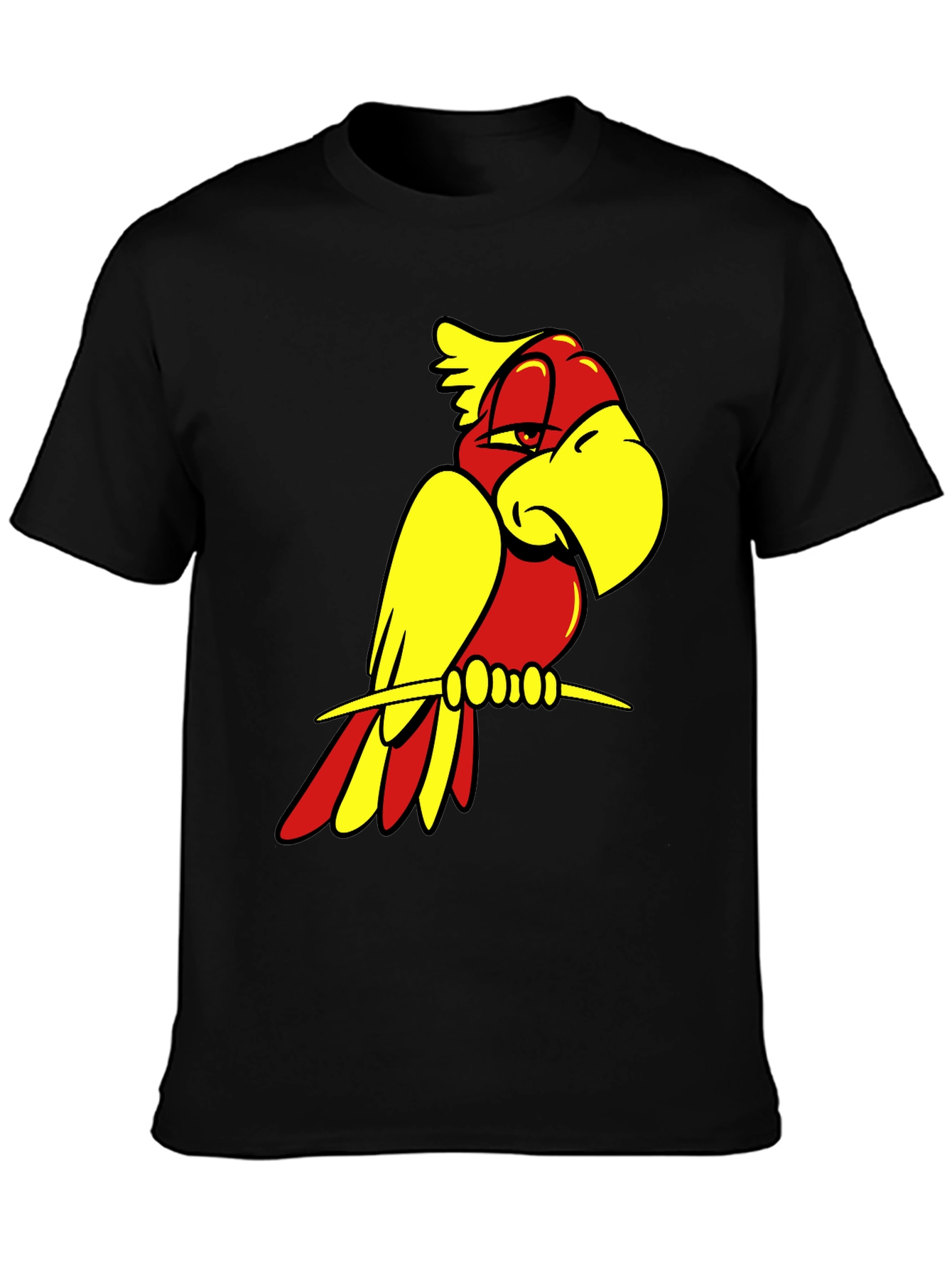 Cool Parrot Graphic Tee - 3
