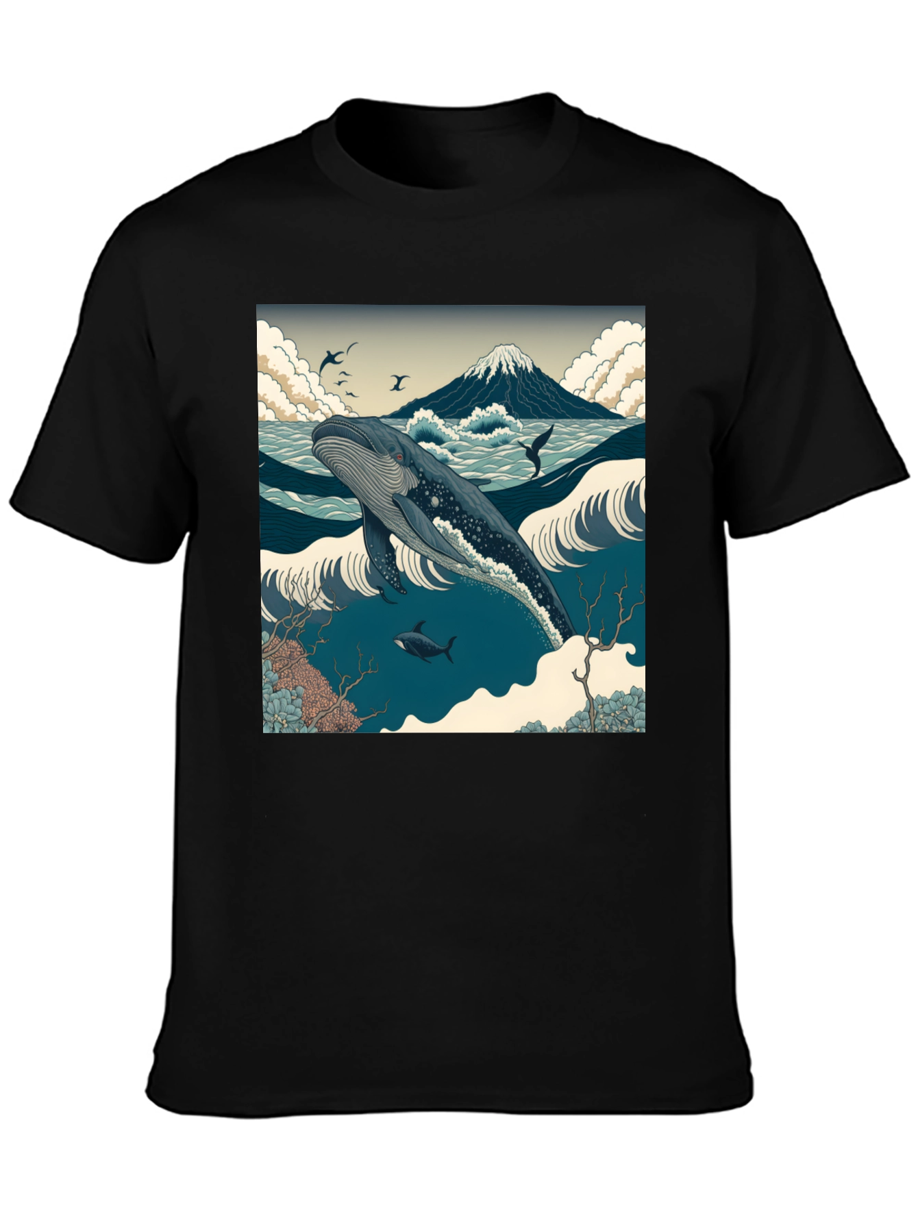 Whale Print T-Shirt - 3