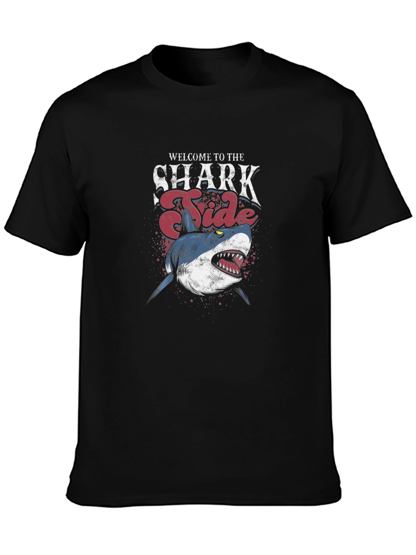 Black Shark Tide Graphic T-Shirt - Black view 3