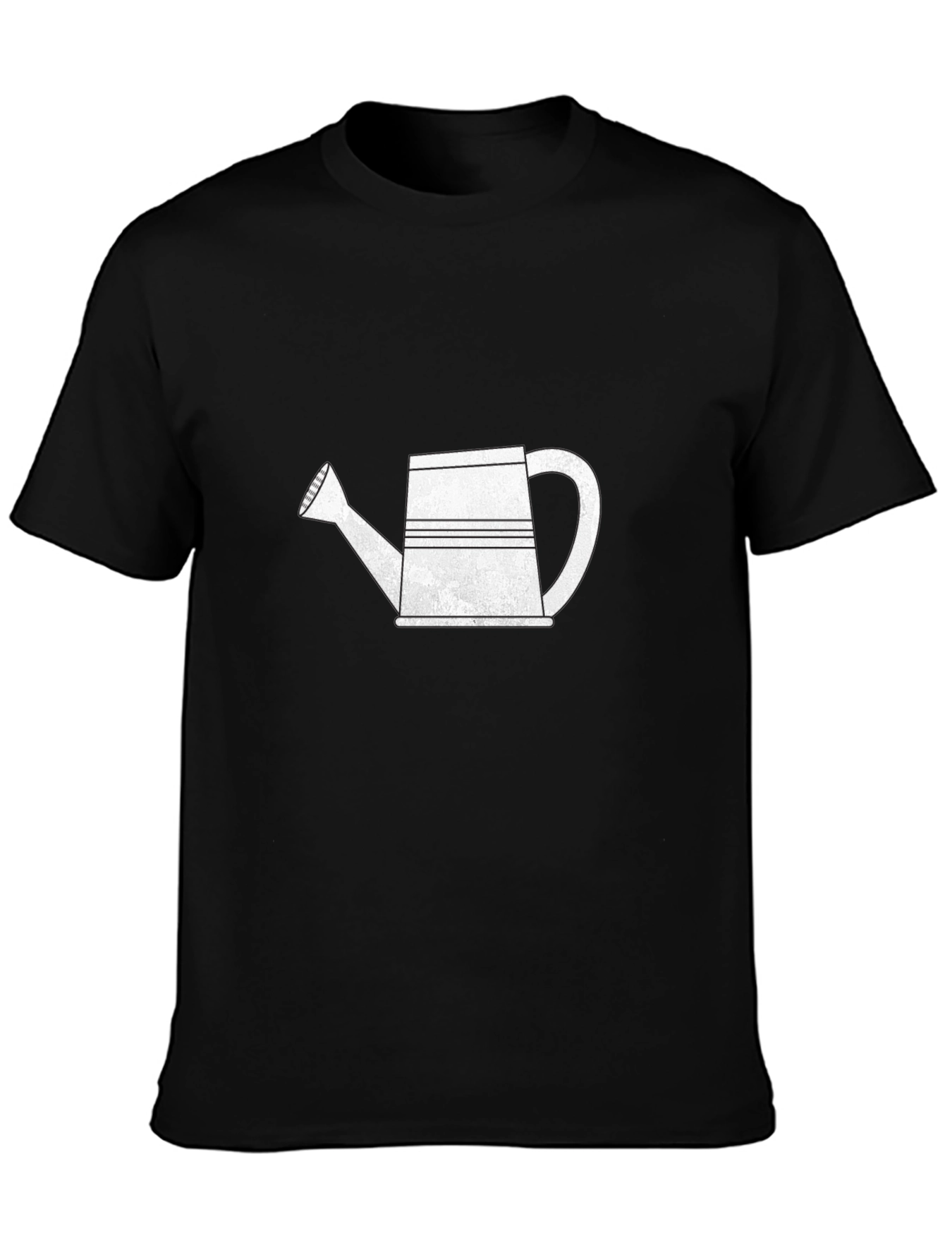 Black Watering Can Graphic Tee - Gardener's Essential view 3