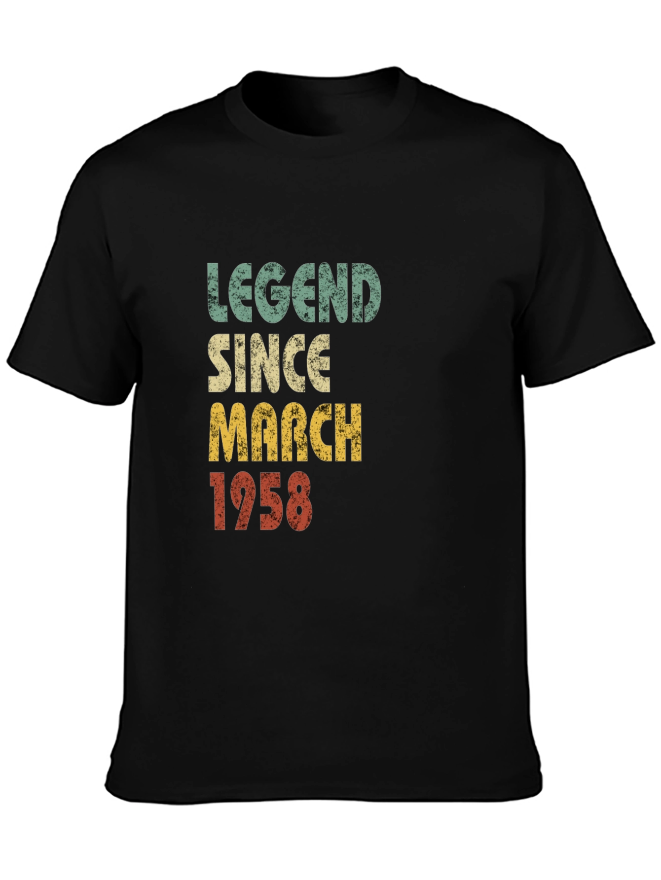 Black Legend Since March 1958 Graphic Tee view 3