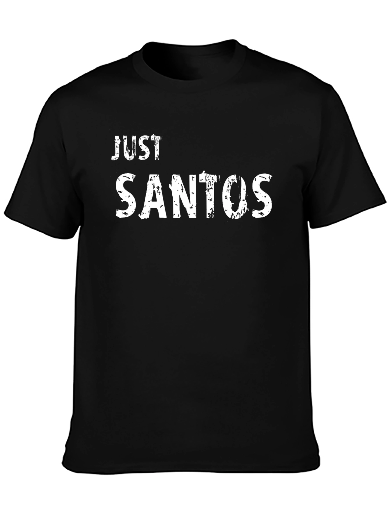 Black Just Santos Novelty Graphic T-Shirt view 3