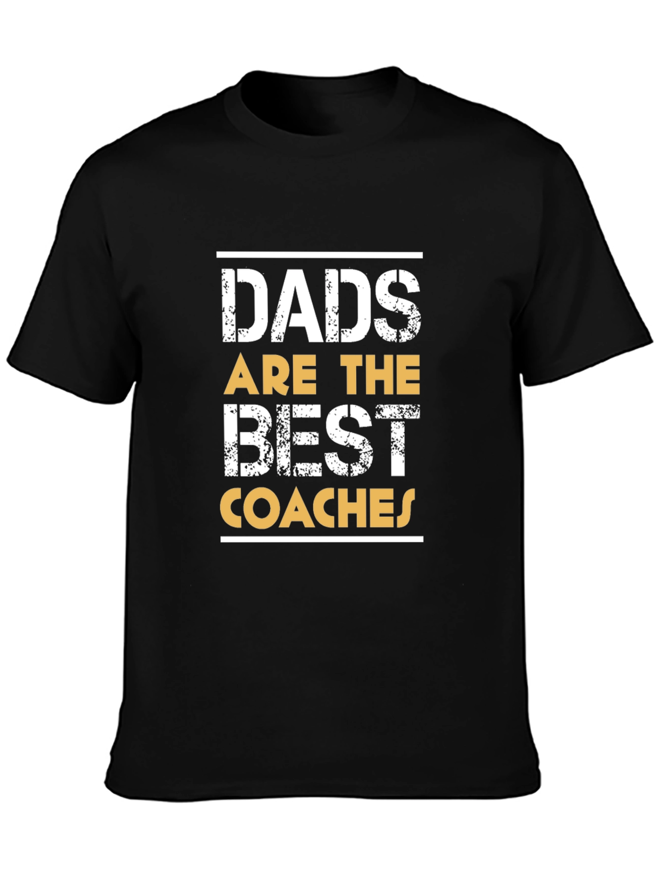 Black Dads Are The Best Coaches - Graphic T-Shirt view 3