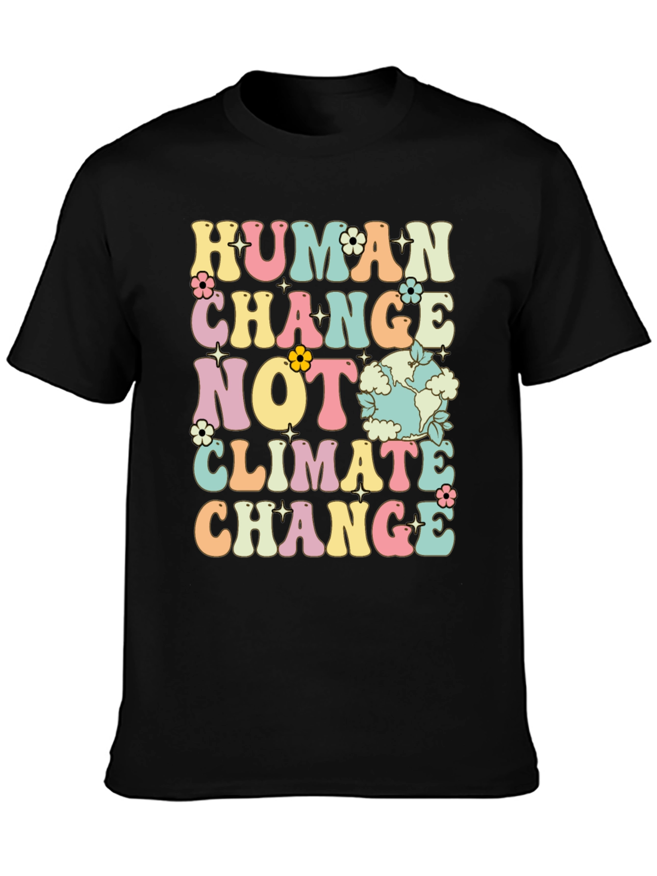 Human Change Tee - Earth Day T-Shirt - 3