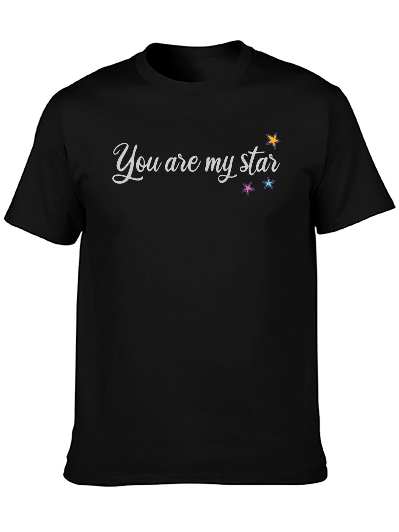 Black You Are My Star Graphic T-Shirt view 3