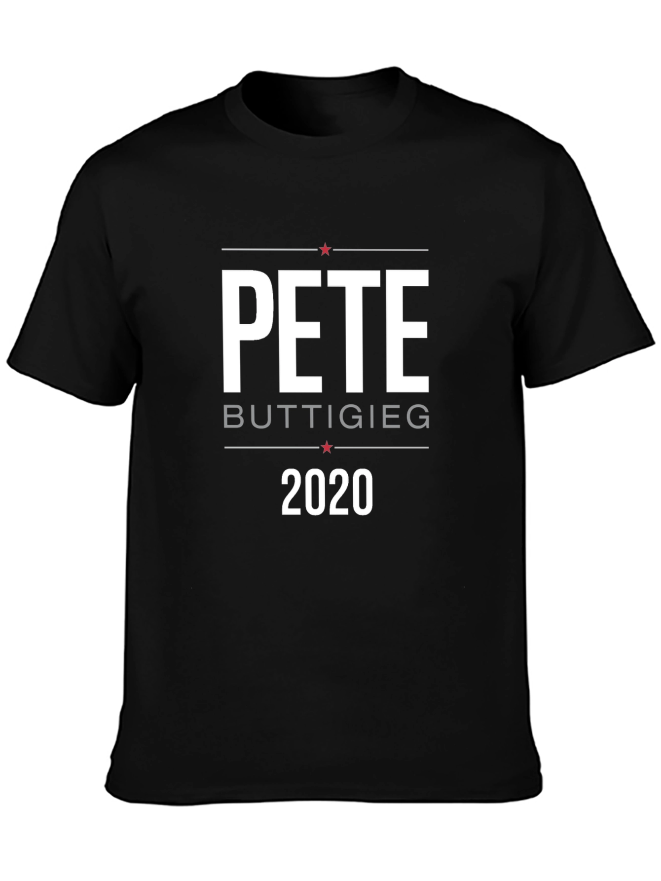 Black Pete Buttigieg 2020 Black Graphic T-Shirt view 3