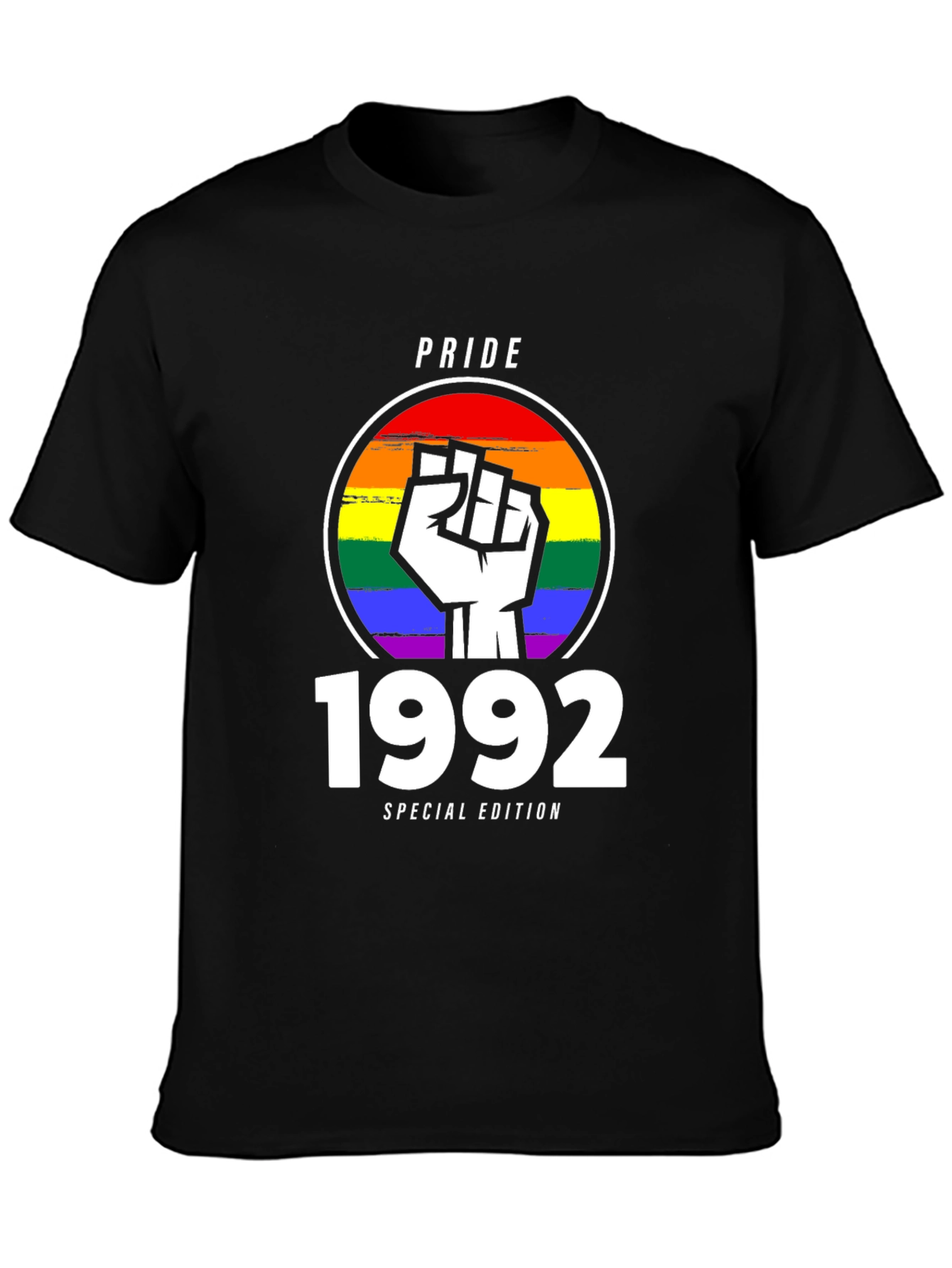 Black Pride 1992 Special Edition Black T-Shirt view 3