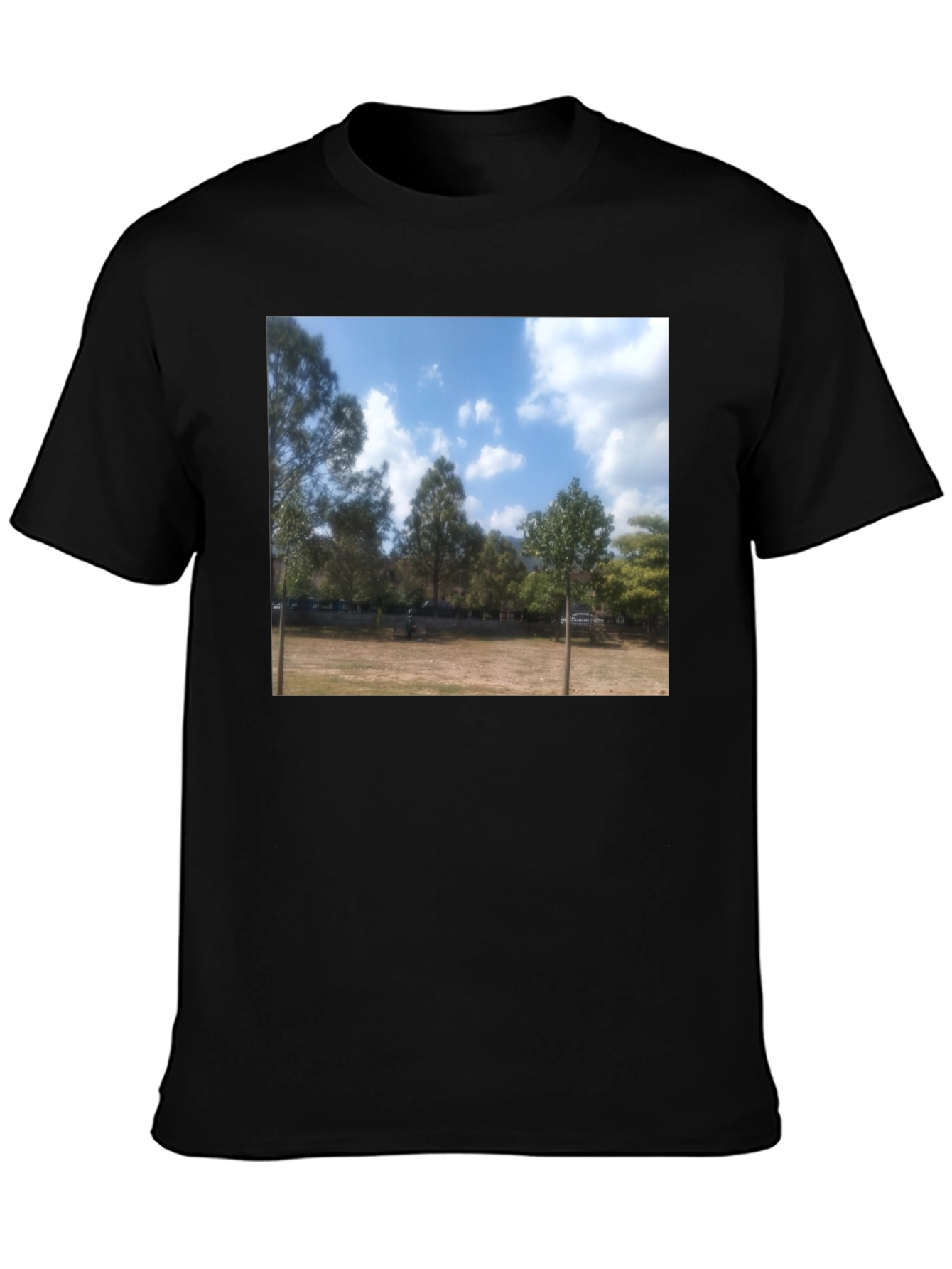 Black Nature Scene Tee view 3