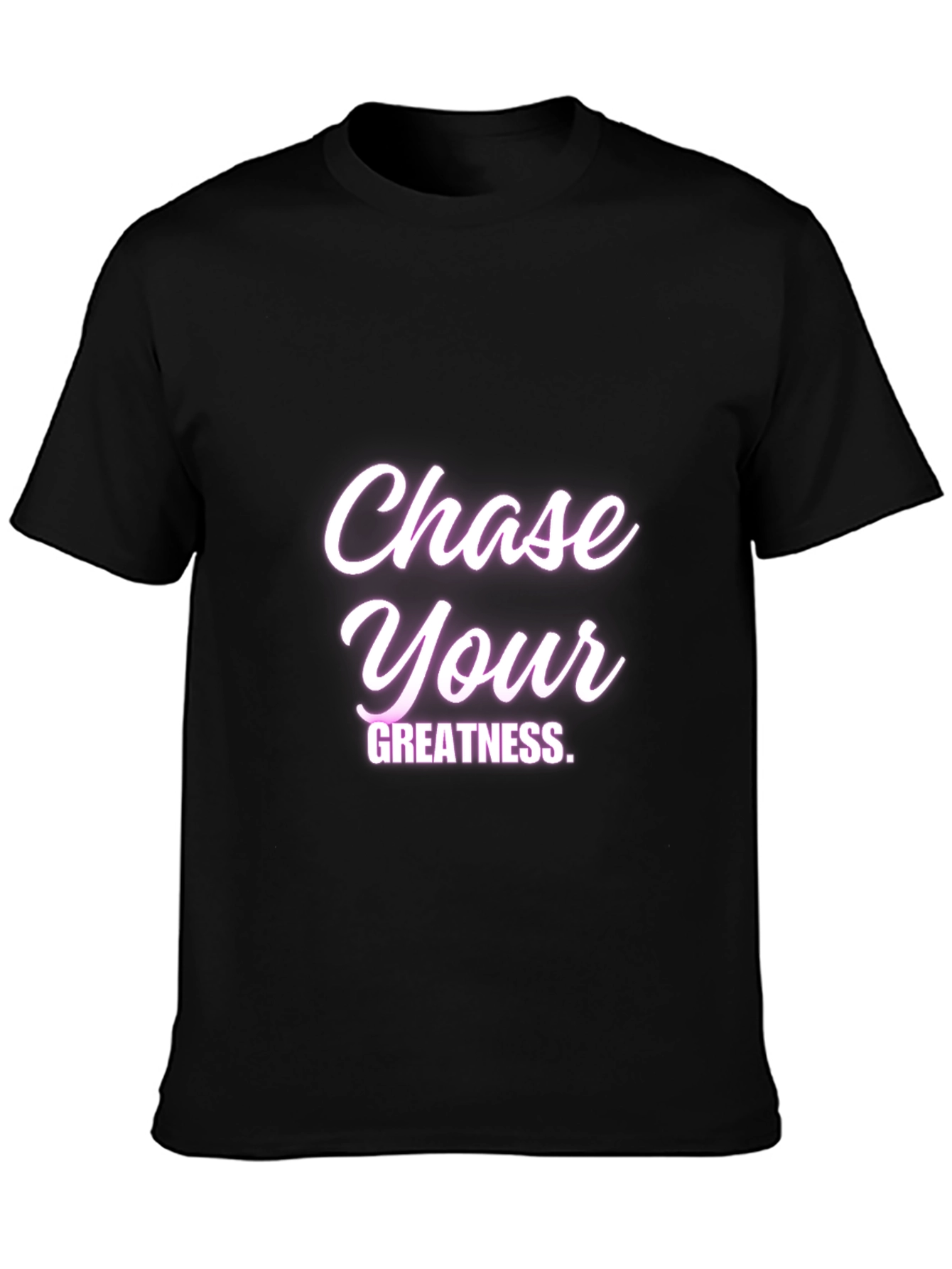 Black Chase Your Greatness Graphic Tee view 3