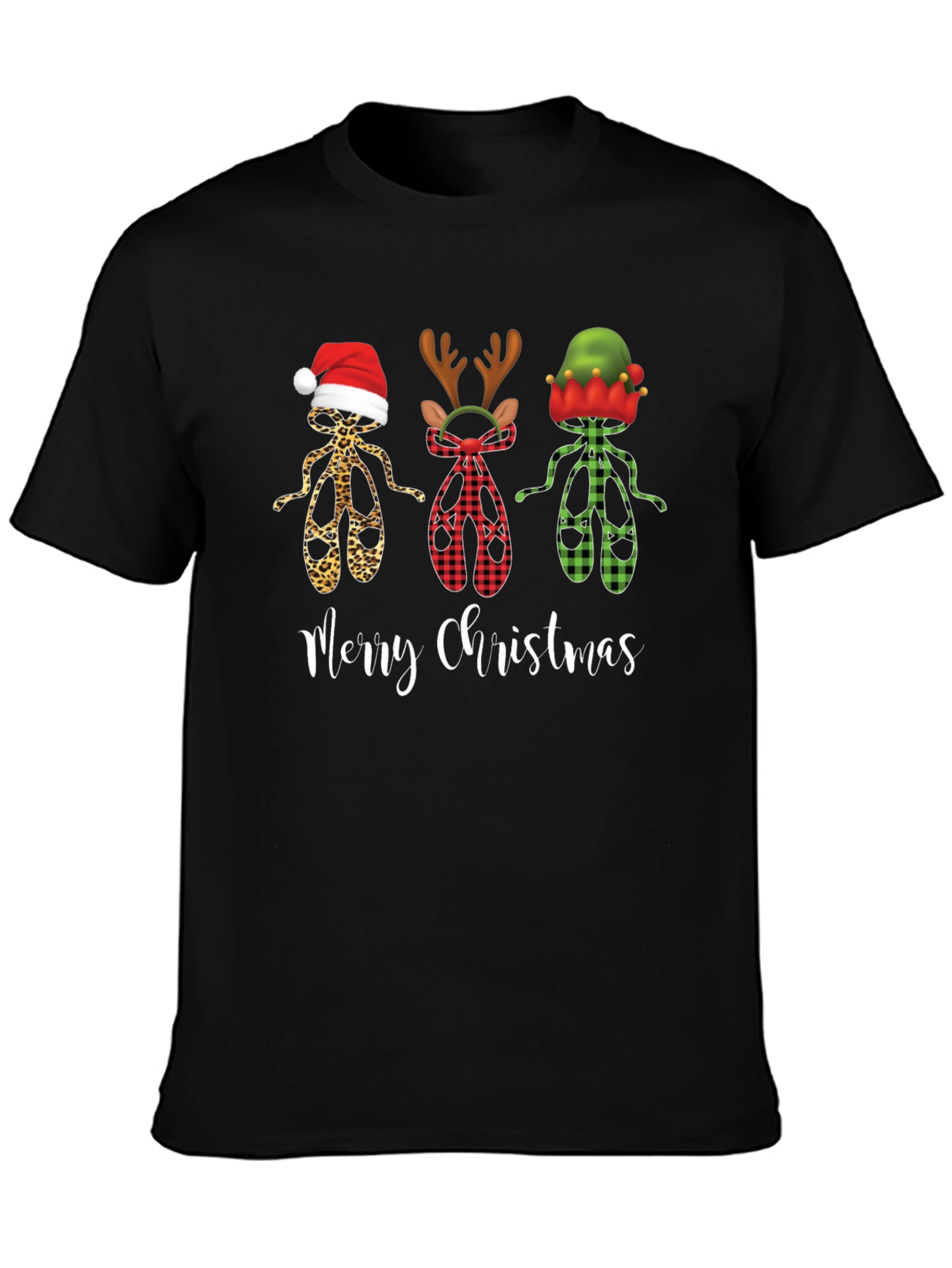 Merry Christmas Ballet T-Shirt - 3