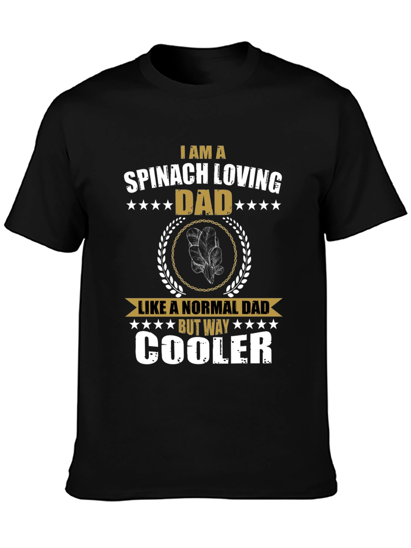 Spinach Loving Dad T-Shirt - Cool Father's Day Gift - 3