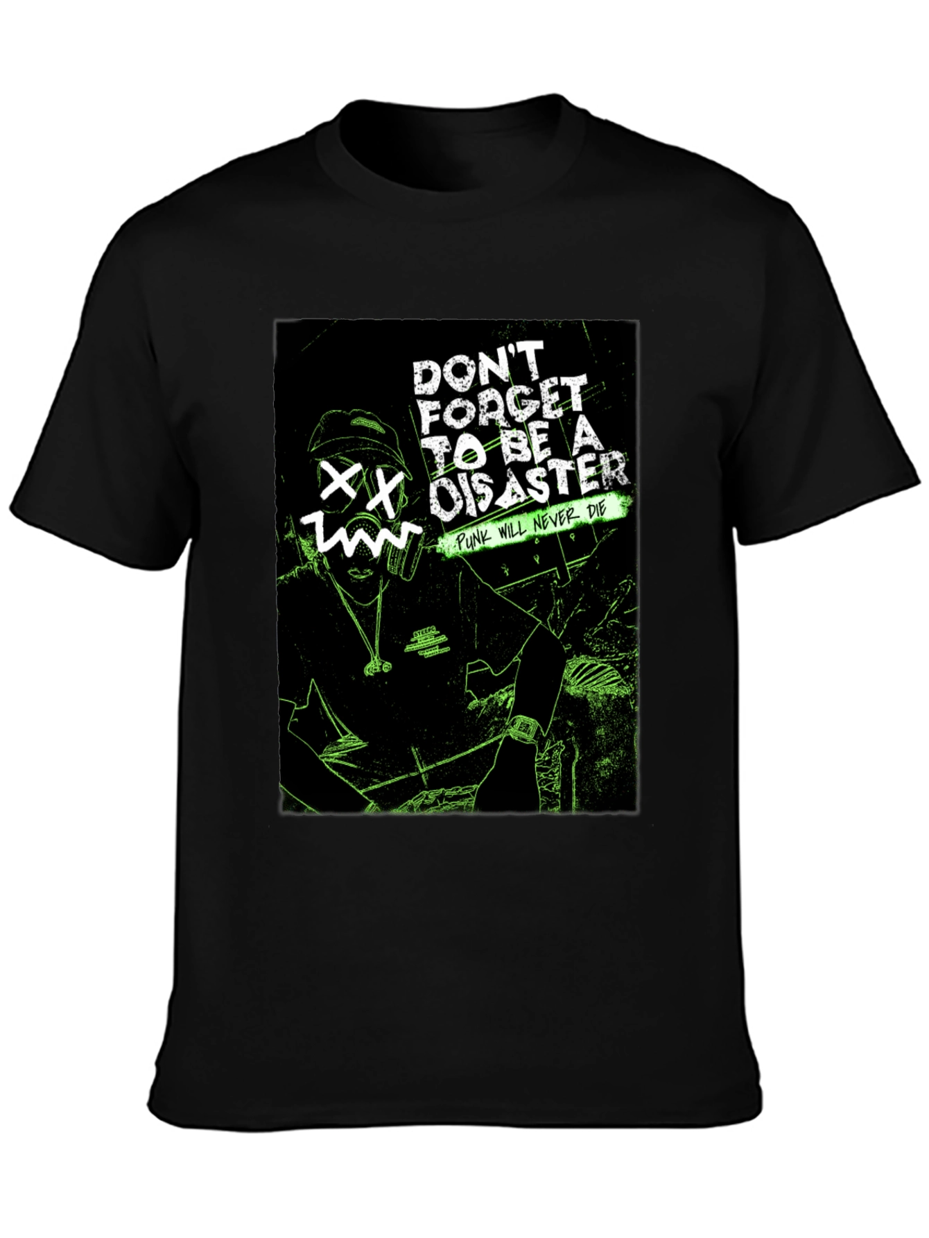 Punk Never Dies Graphic Tee - Black - 3