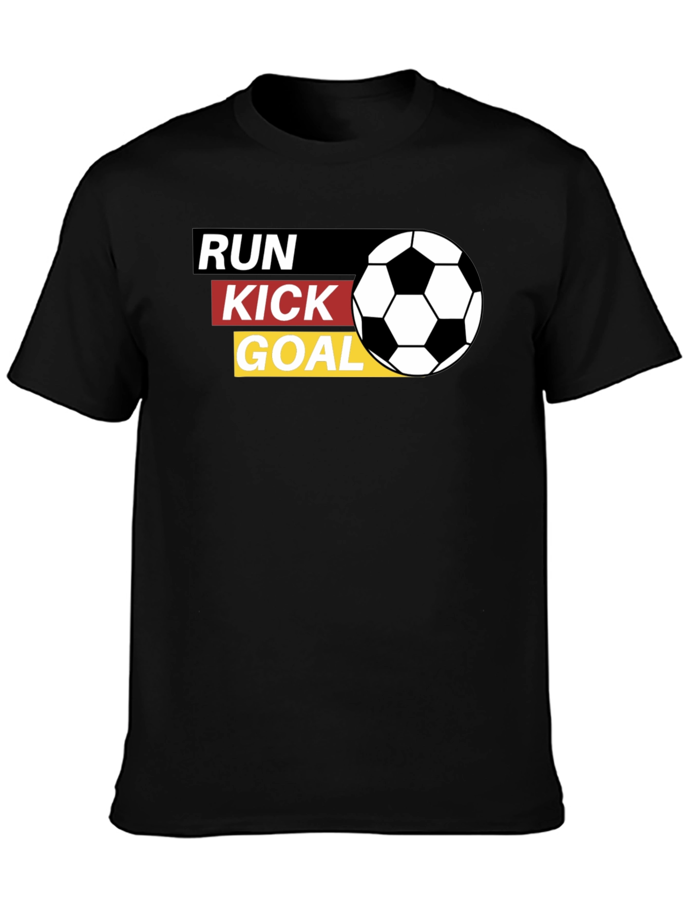 Run Kick Goal Soccer T-Shirt - 3