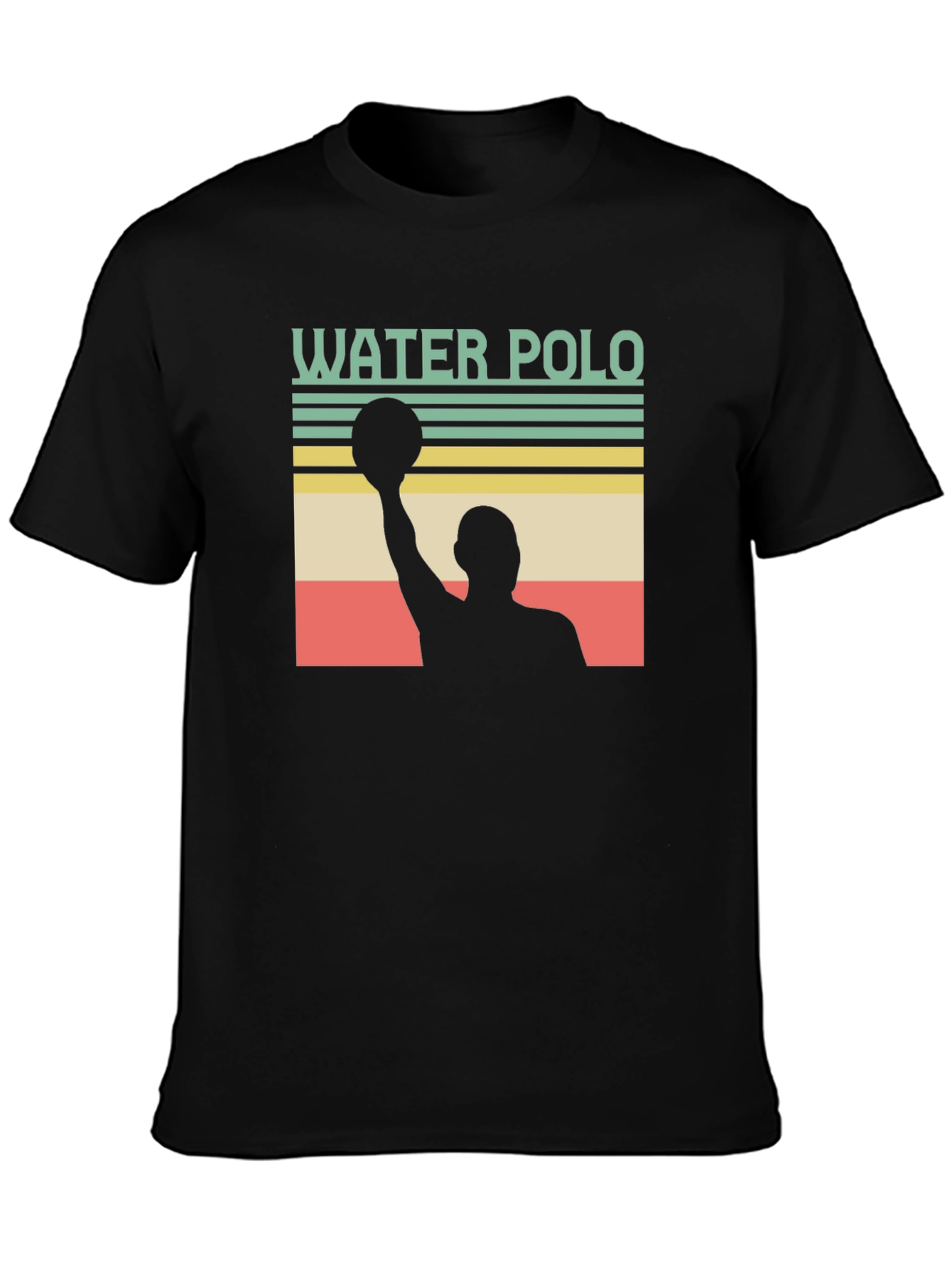 Black Water Polo Retro T-Shirt view 3