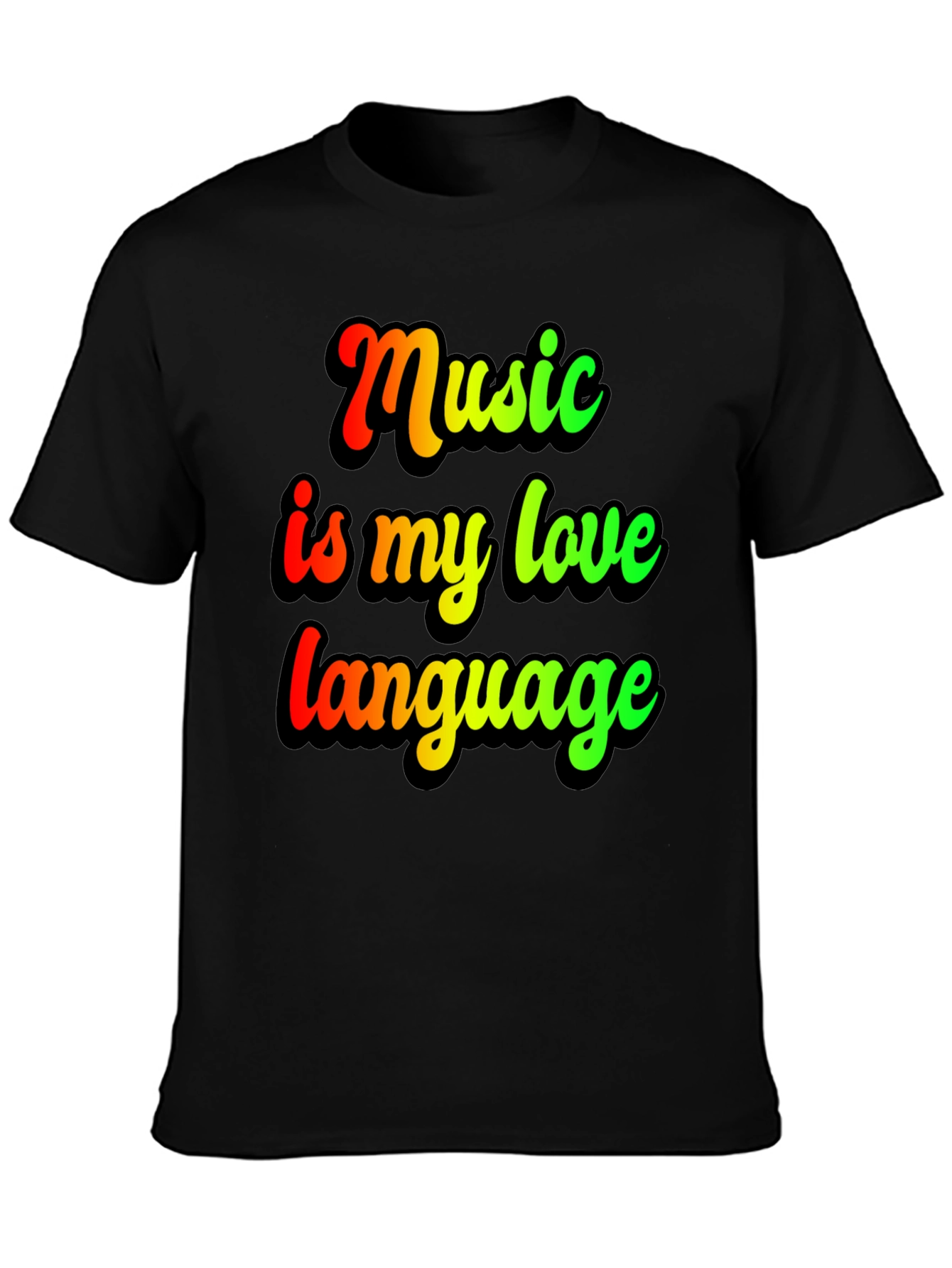 Music is My Love Language T-Shirt - 3