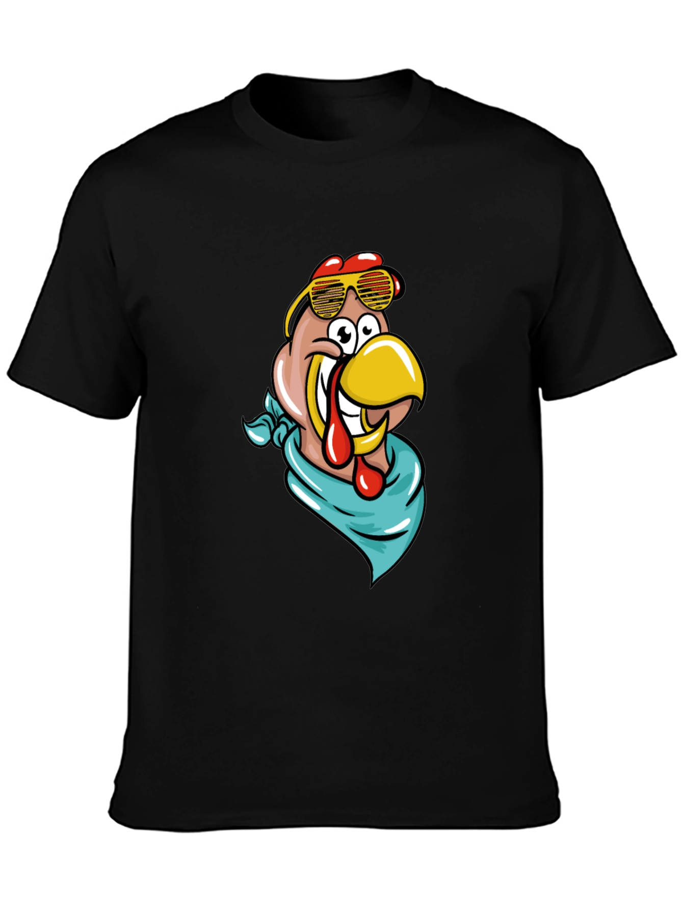 Black Cool Turkey Graphic Tee view 3