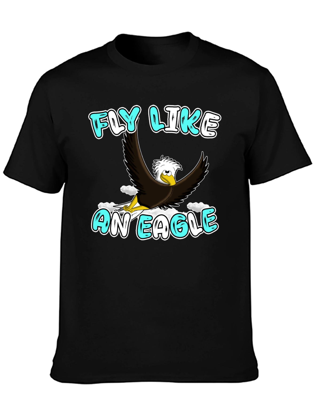 Black Fly Like An Eagle Graphic Tee view 3