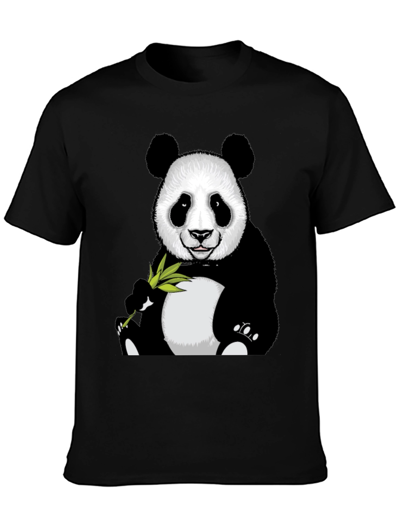 Black Panda Graphic T-Shirt - Cute Animal Tee view 3