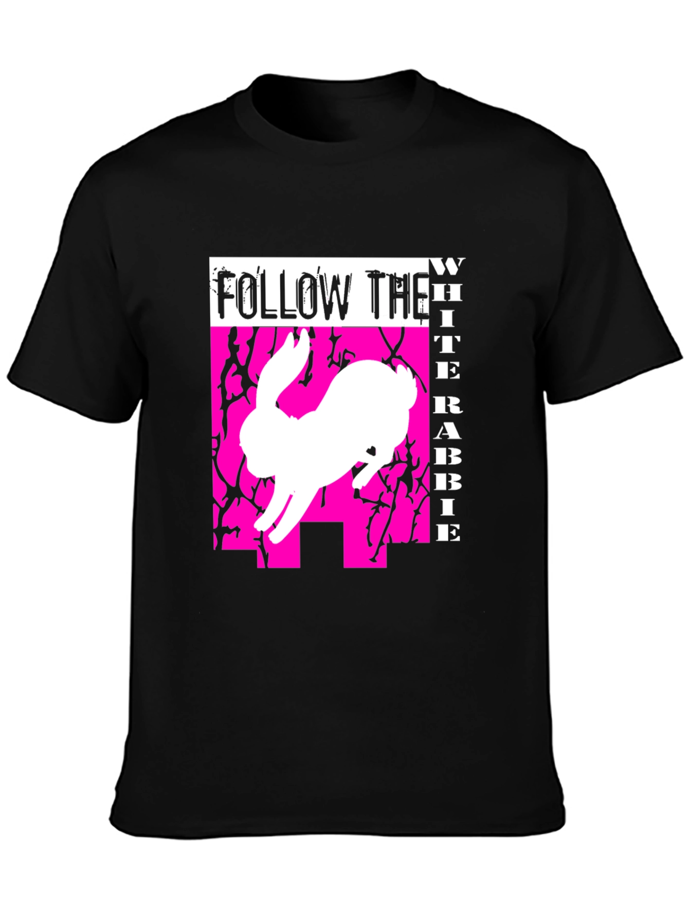 Follow The White Rabbit Graphic Tee - 3