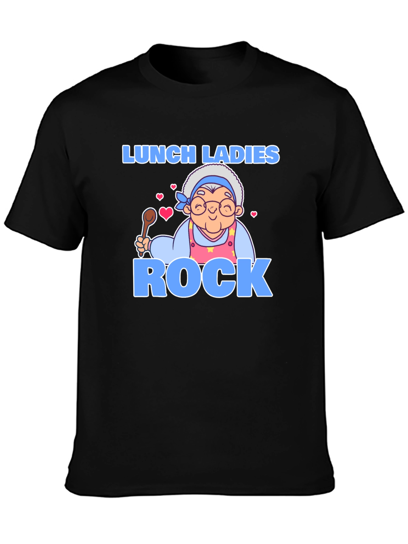 Black Lunch Ladies Rock T-Shirt view 3