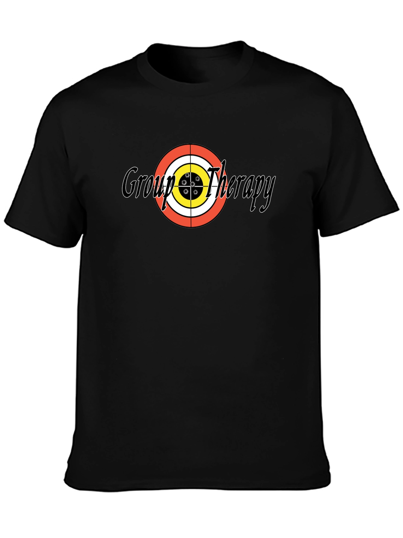 Black Group Therapy Graphic T-Shirt - Black view 3