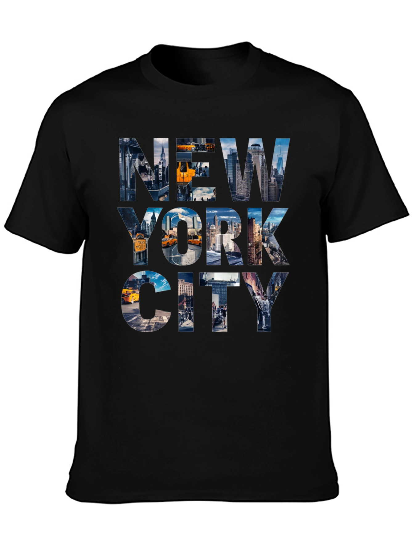 Black New York City Graphic Tee - Black view 3