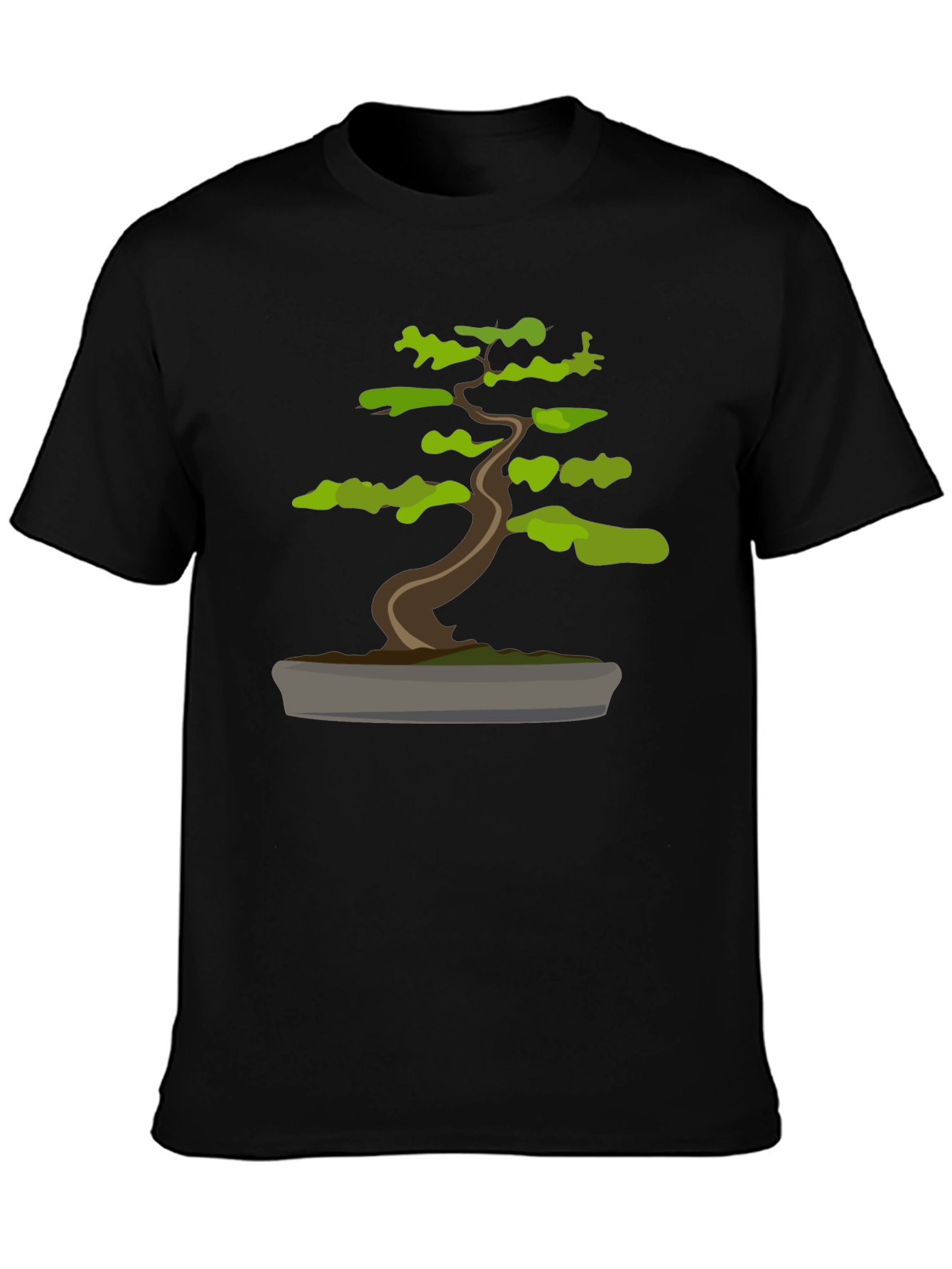 Black Bonsai Tree Graphic Tee - Unisex view 3