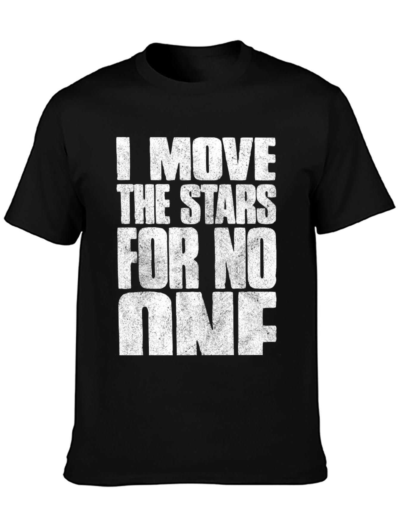 Black I Move The Stars T-Shirt view 3