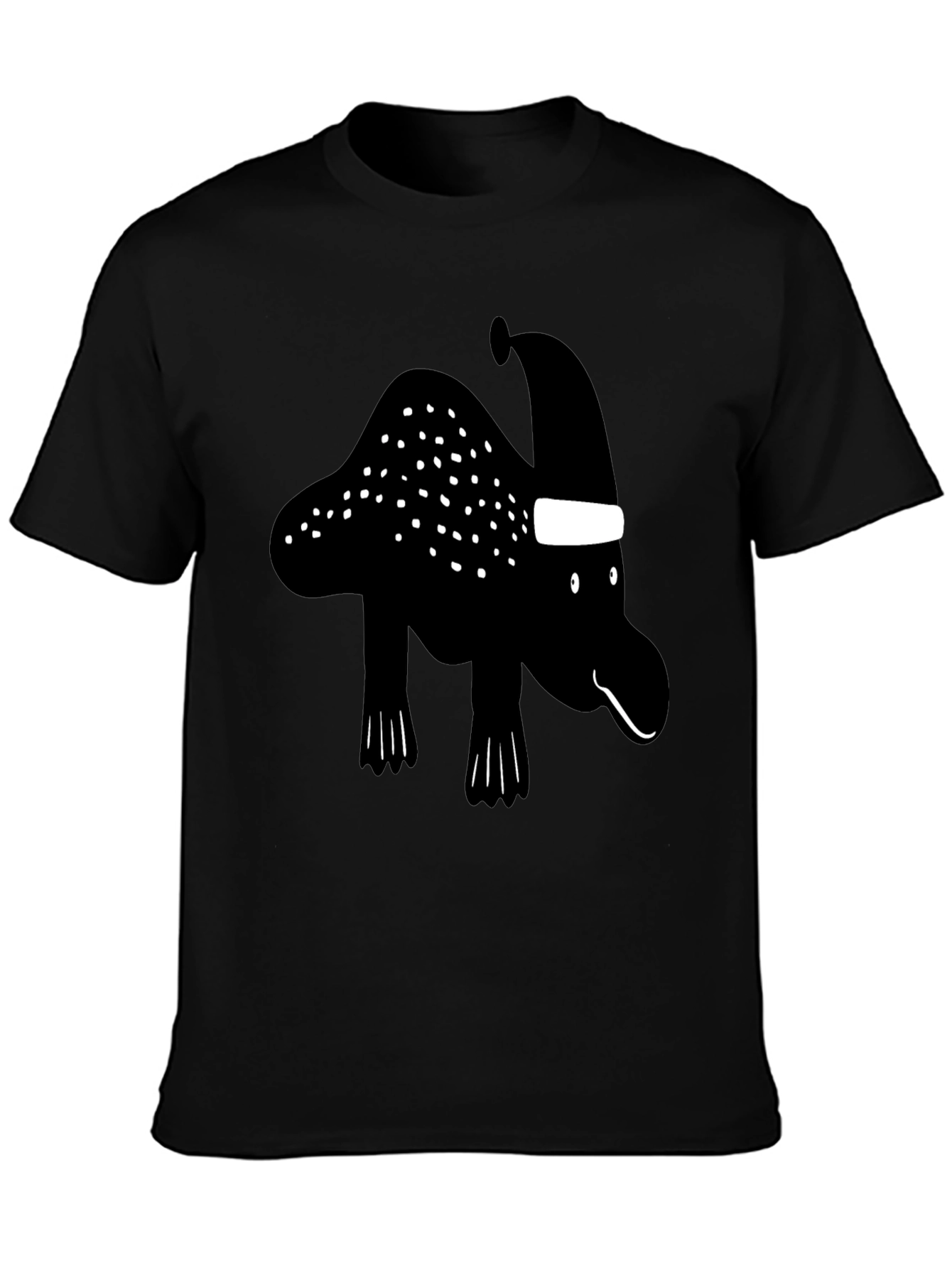 Festive Dinosaur T-Shirt - Black Holiday Humor - 3