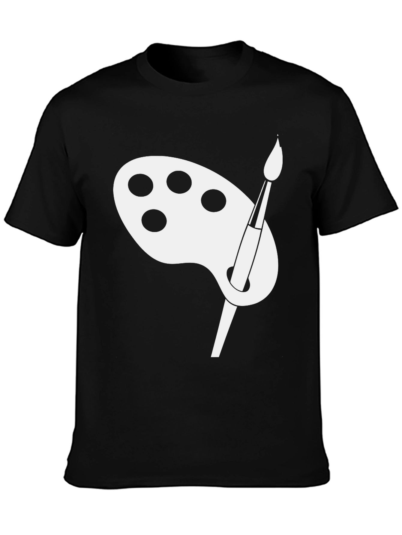 Black Artist Palette T-Shirt - Creative Art Design view 3