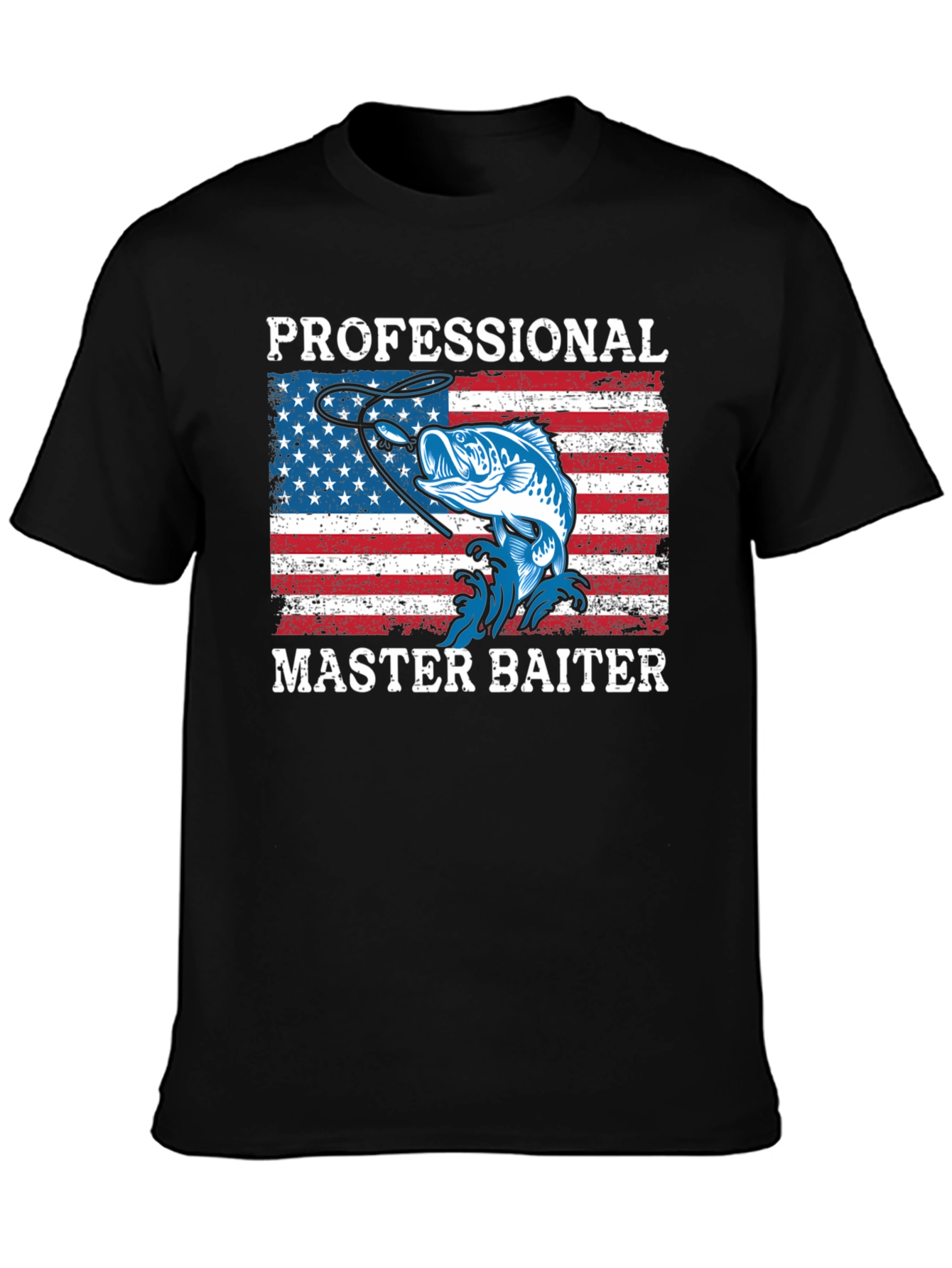 Black Professional Master Baiter Graphic Tee view 3
