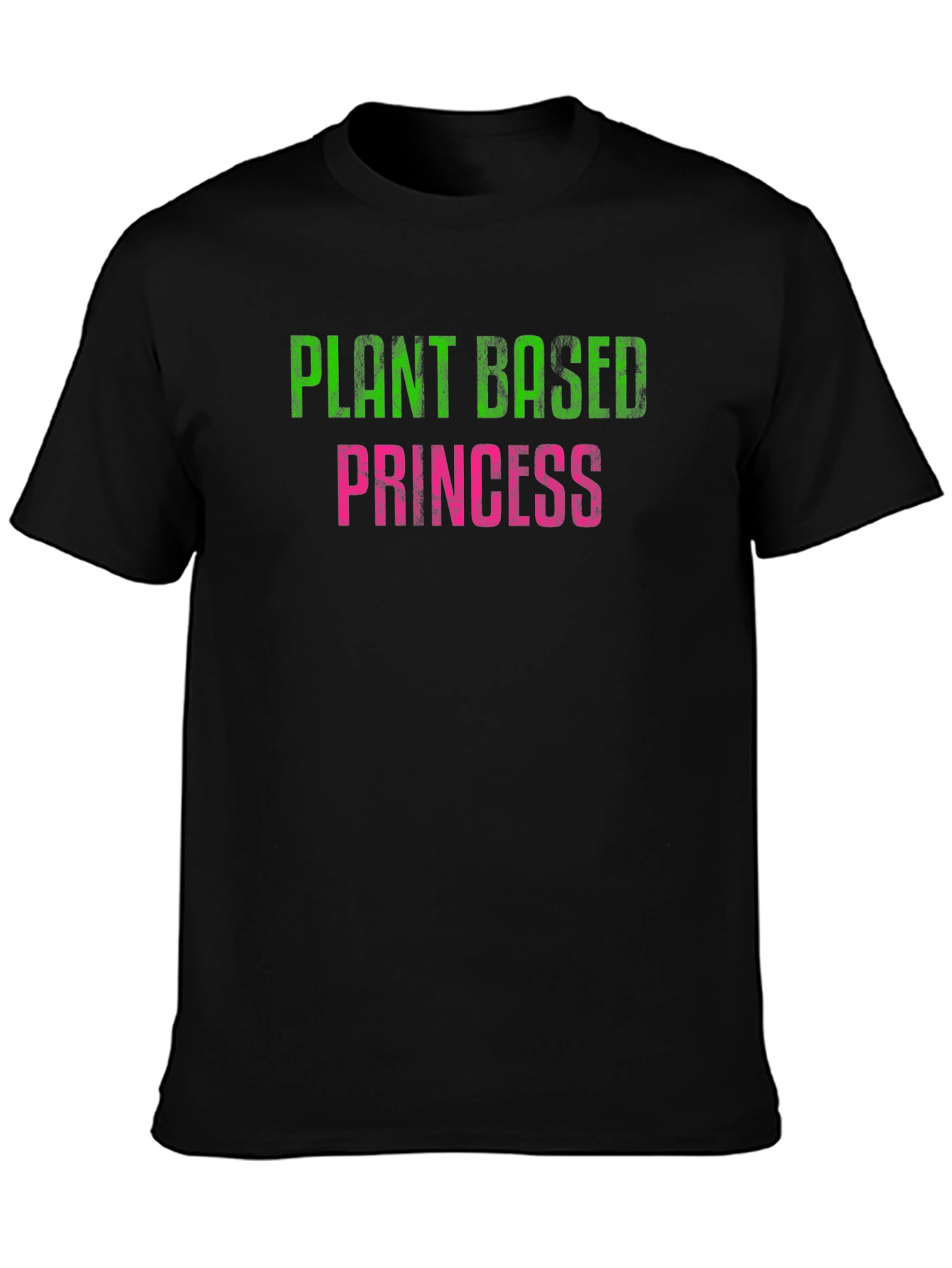 Black Plant Based Princess Tee - Vegan Fashion view 3