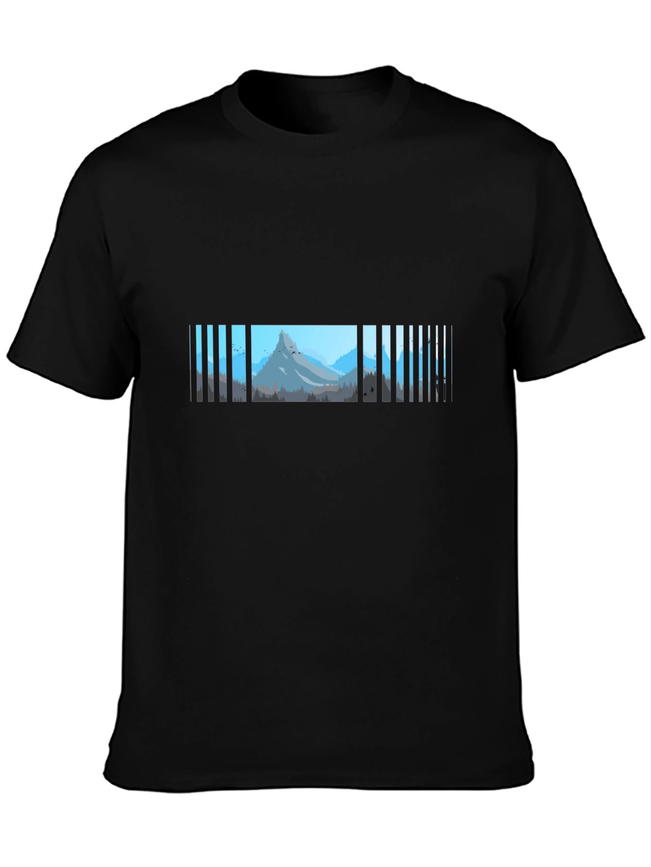 Black Mountain Barcode T-Shirt view 3