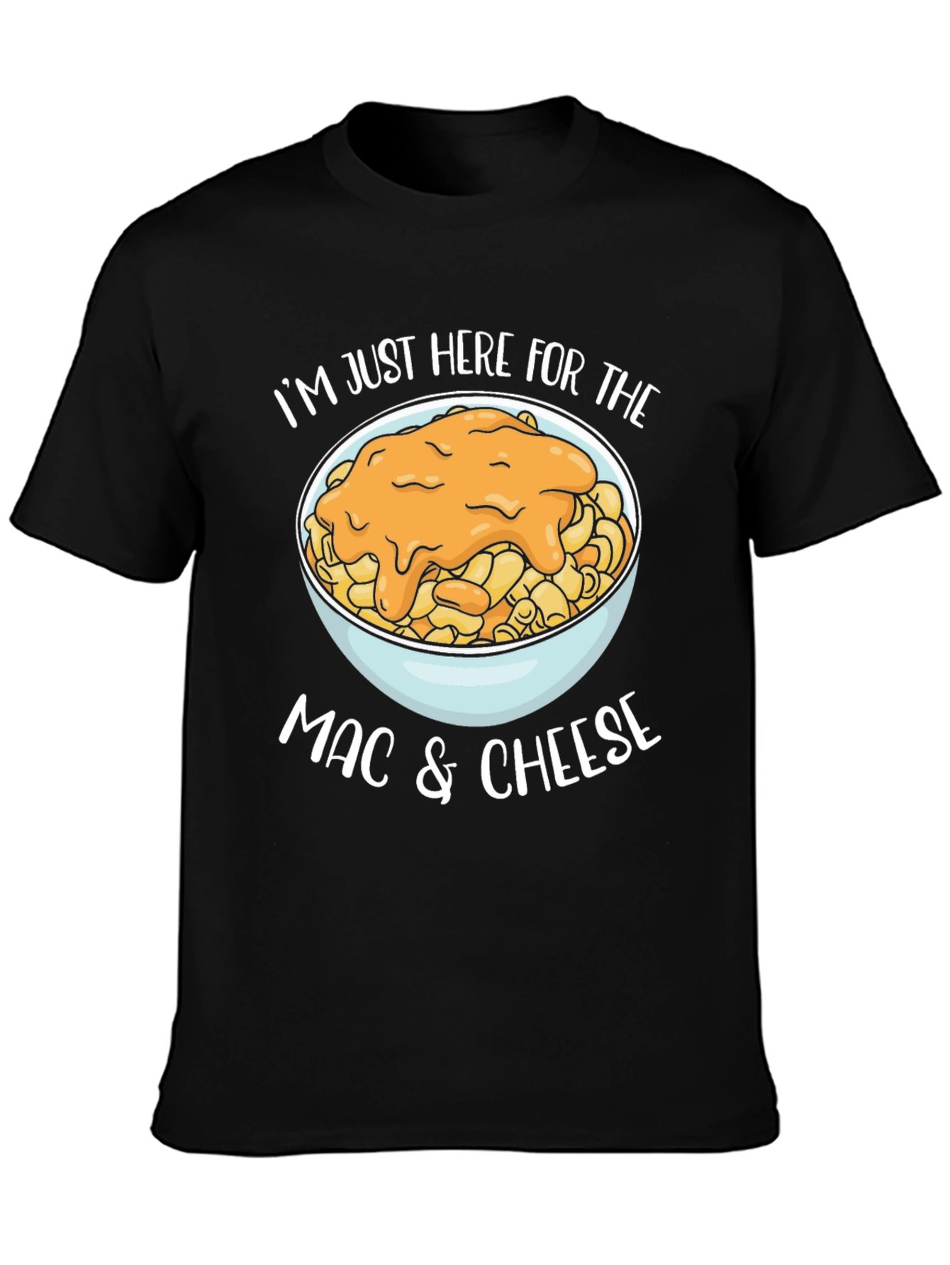 Black Mac & Cheese Lover T-Shirt view 3
