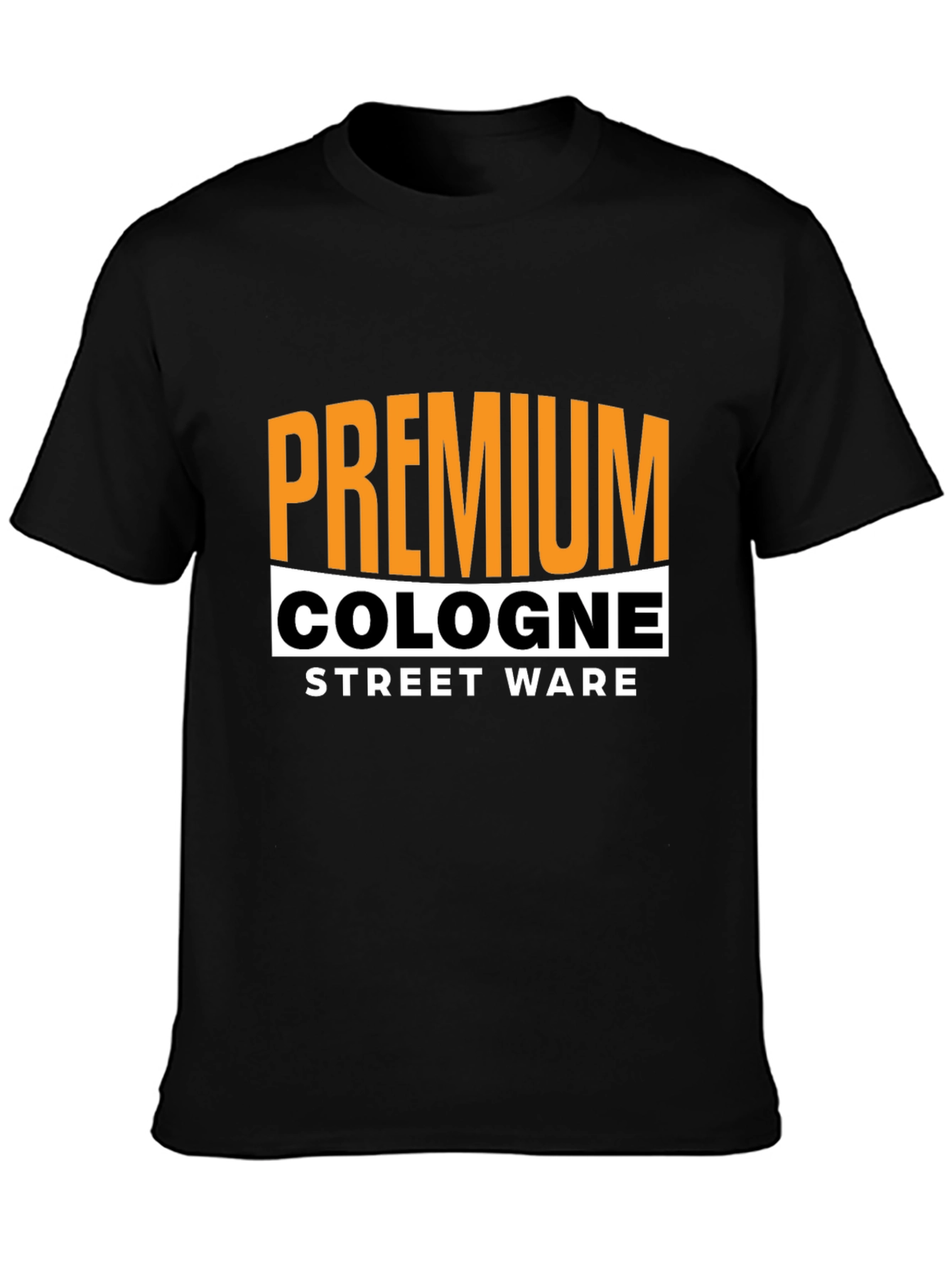 Black Premium Cologne Street Wear Black T-Shirt view 3