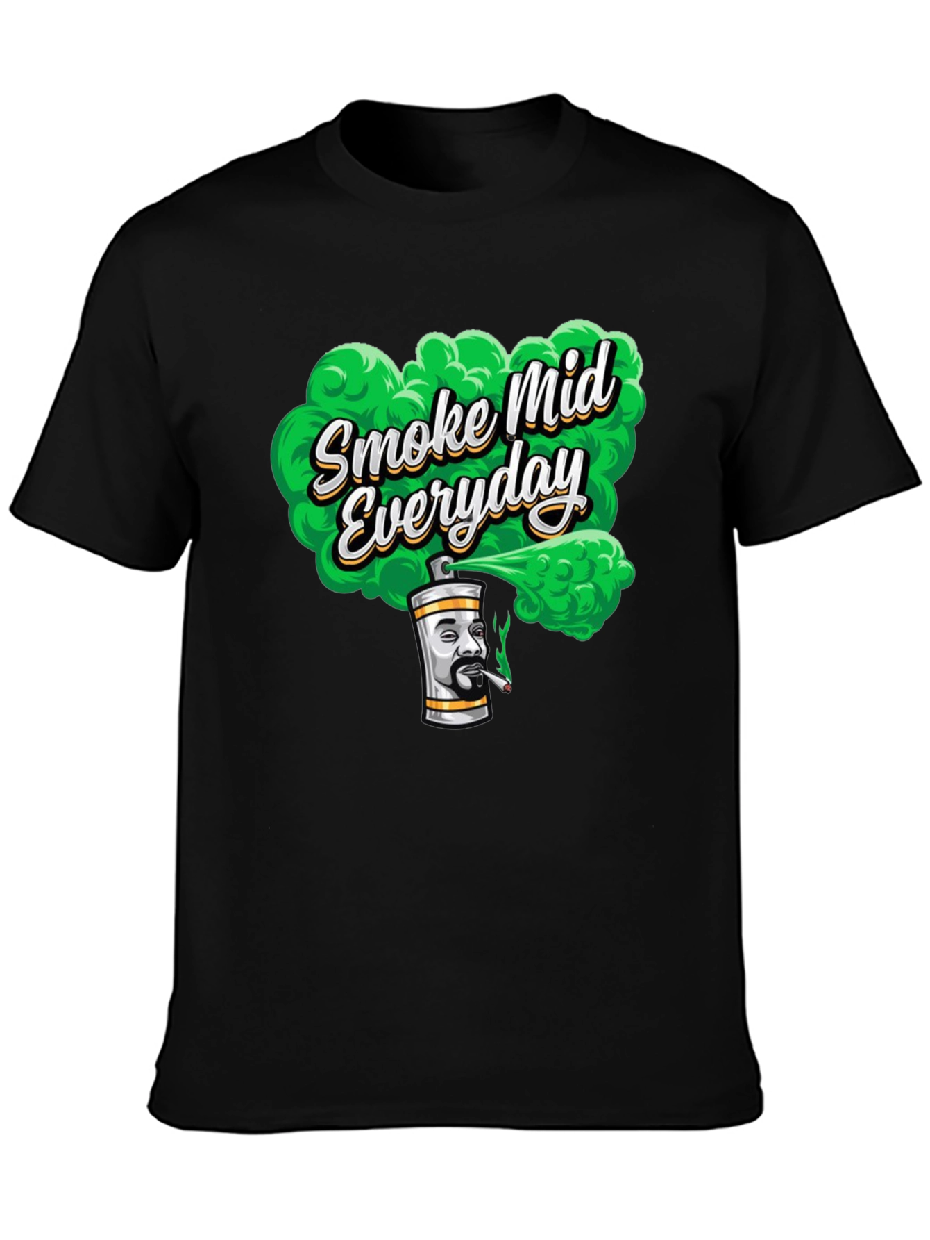 Black Smoke Mid Everyday T-Shirt view 3
