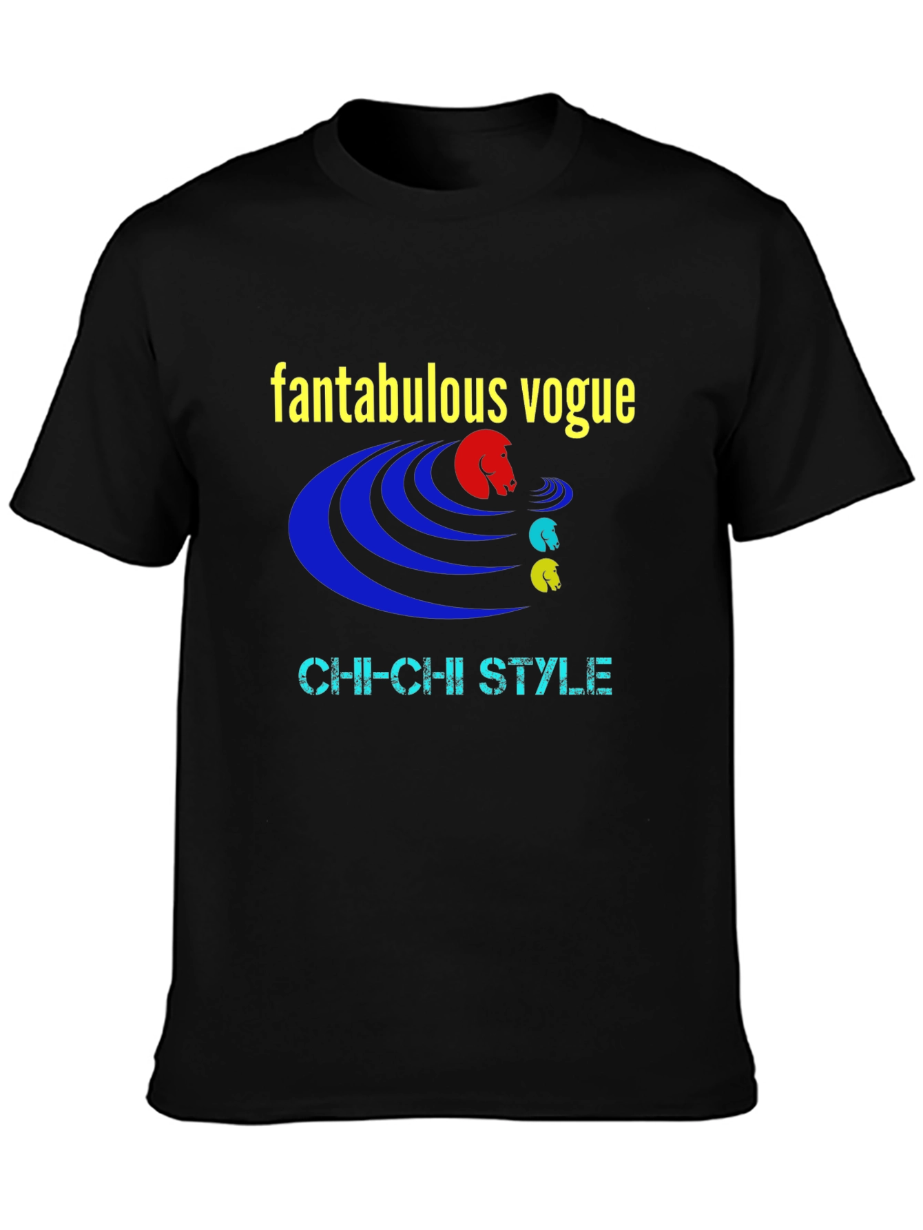 Black Fantabulous Vogue T-Shirt - Stylish Graphic Tee view 3