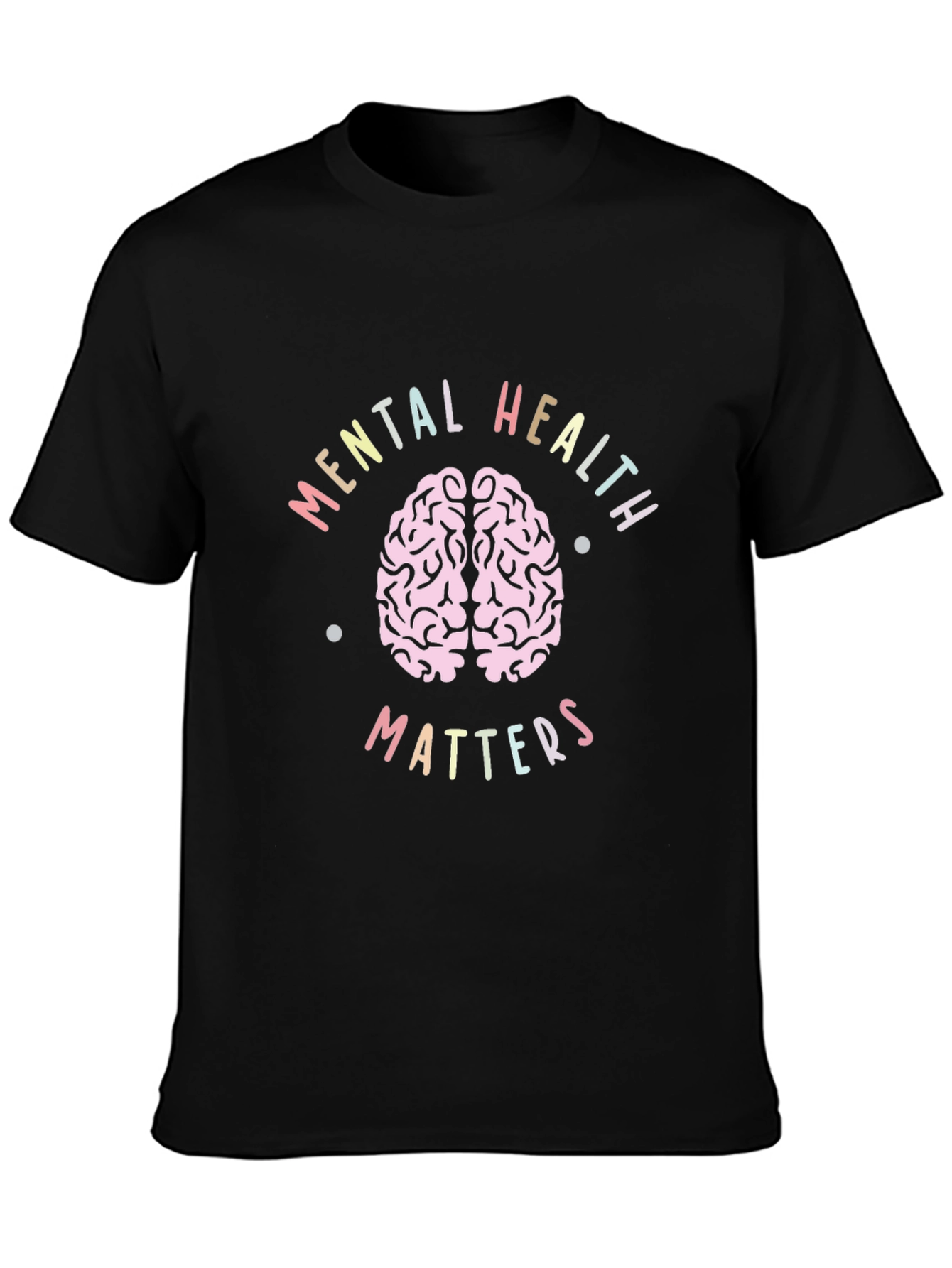 Black Mental Health Matters T-Shirt view 3